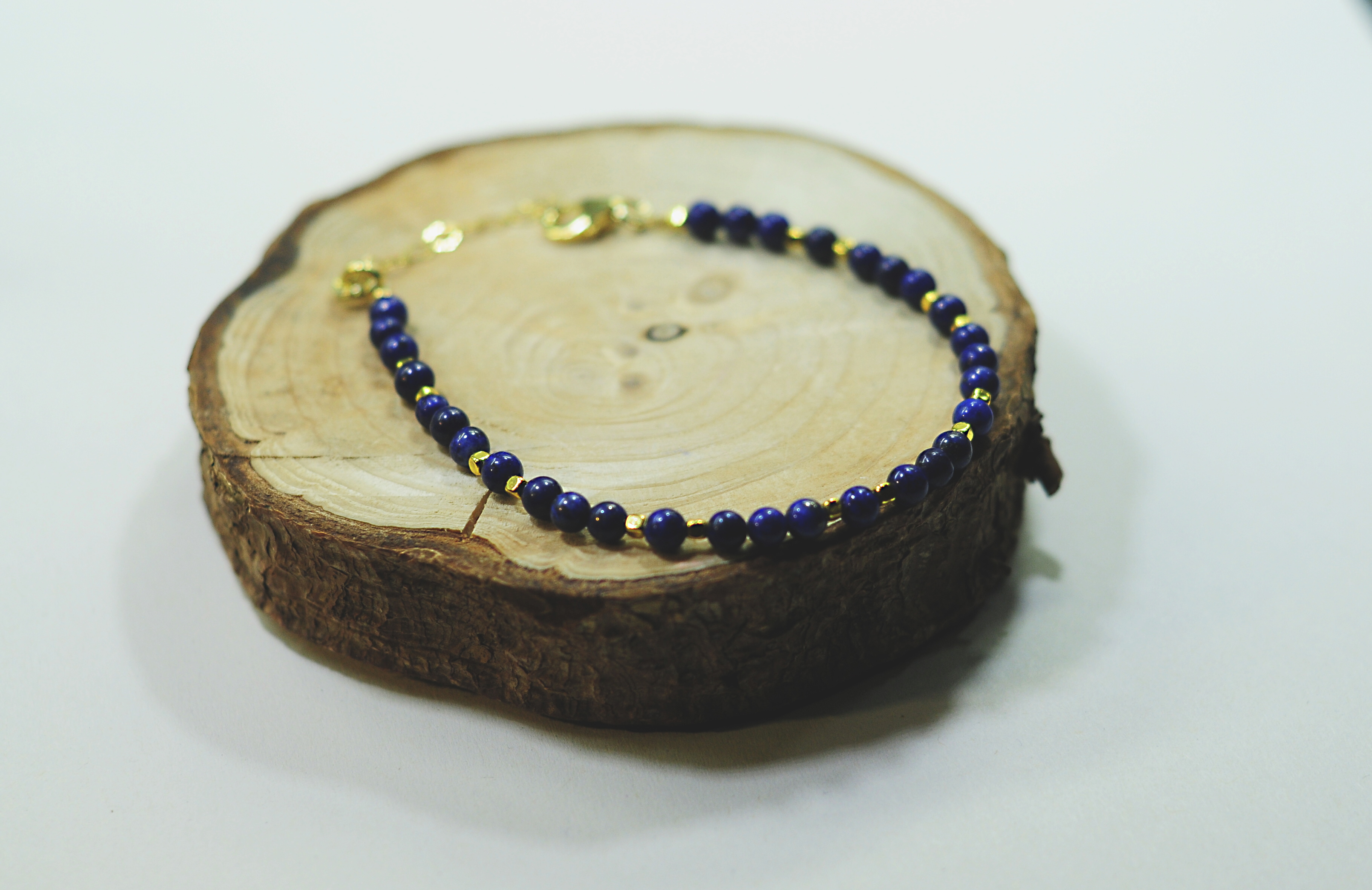 Bransoletka z lapis lazuli - nr kat. 407a