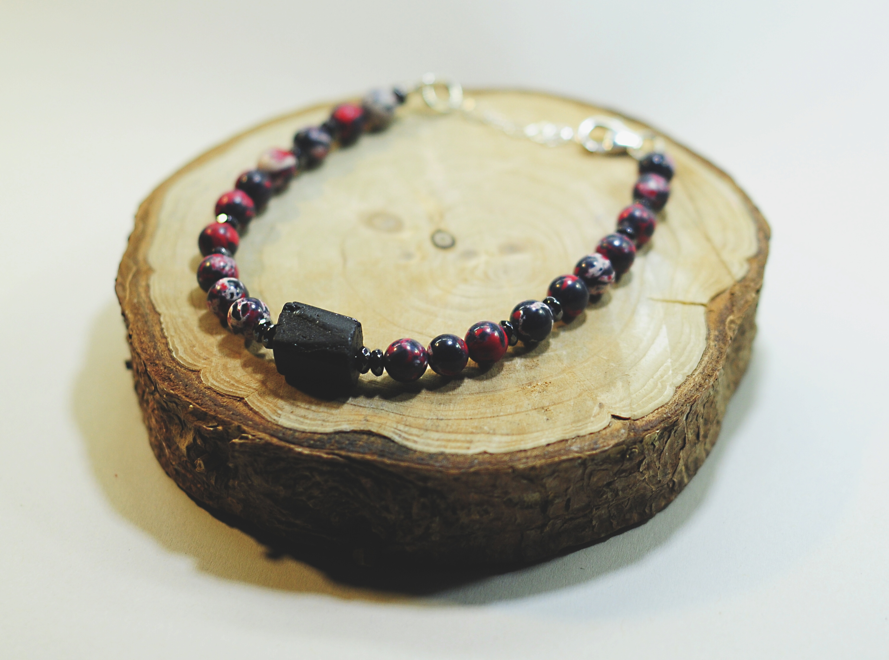 Bransoletka z jaspisem - nr kat. 410a