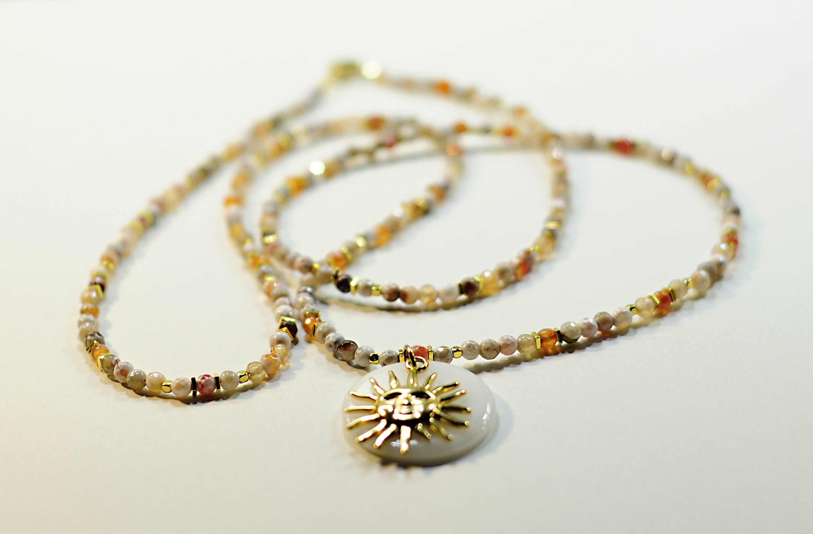 Naszyjnik z agatem - nr kat. 411