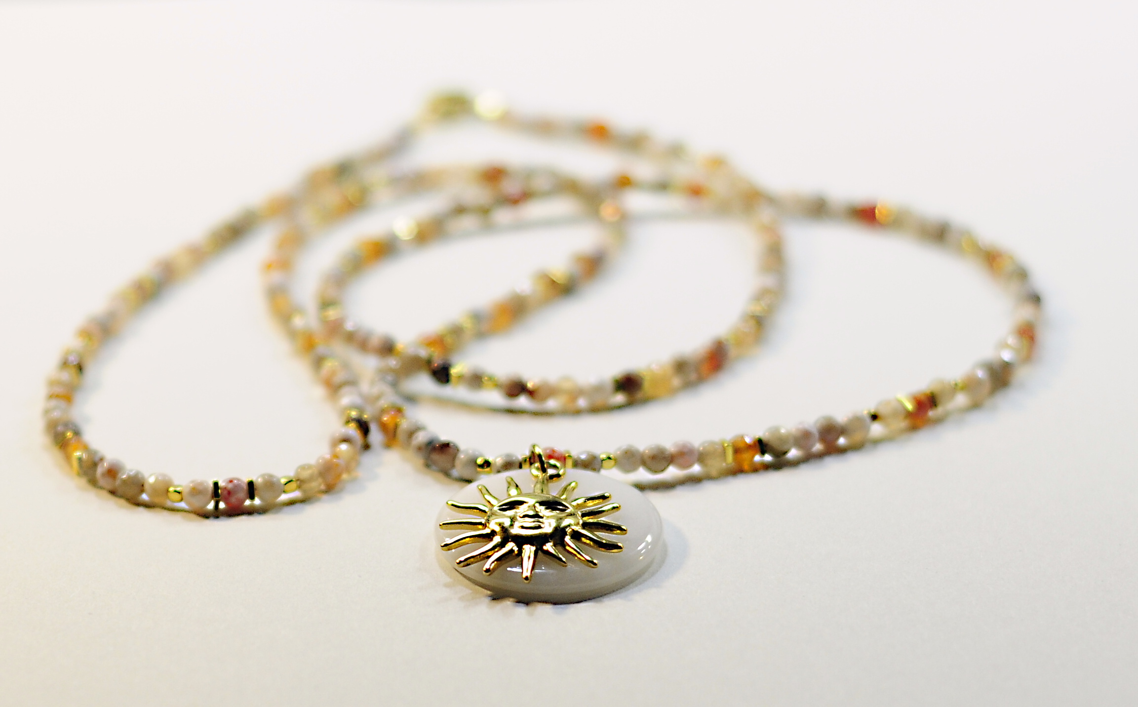 Naszyjnik z agatem - nr kat. 411