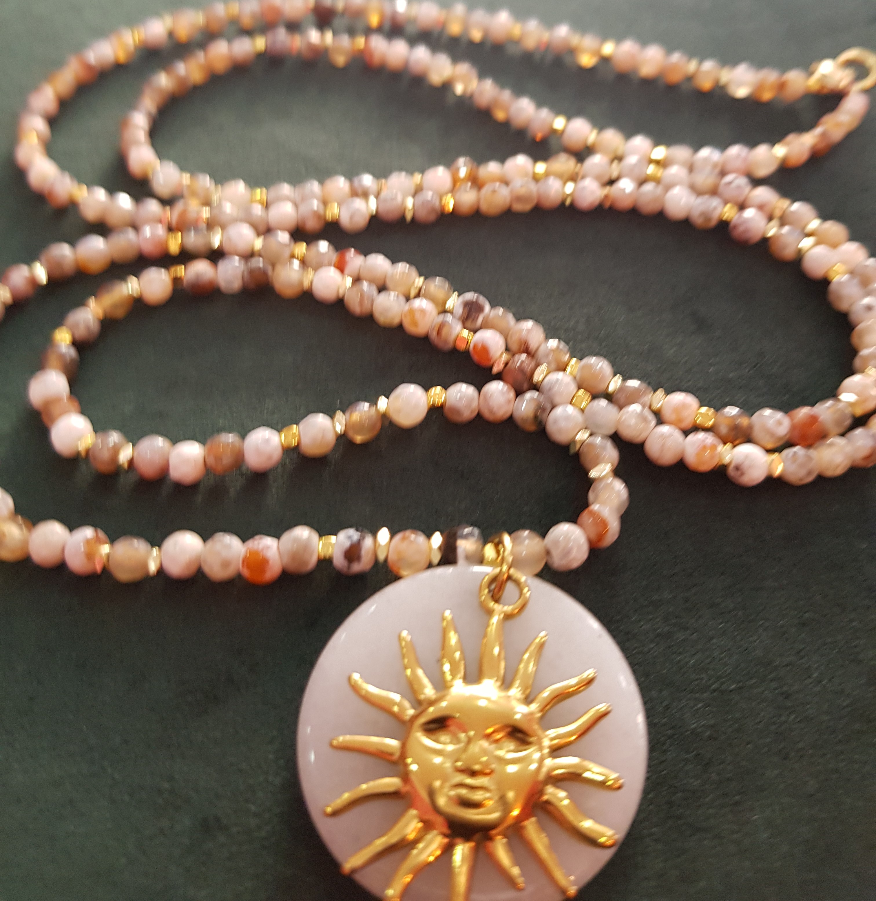 Naszyjnik z agatem - nr kat. 411