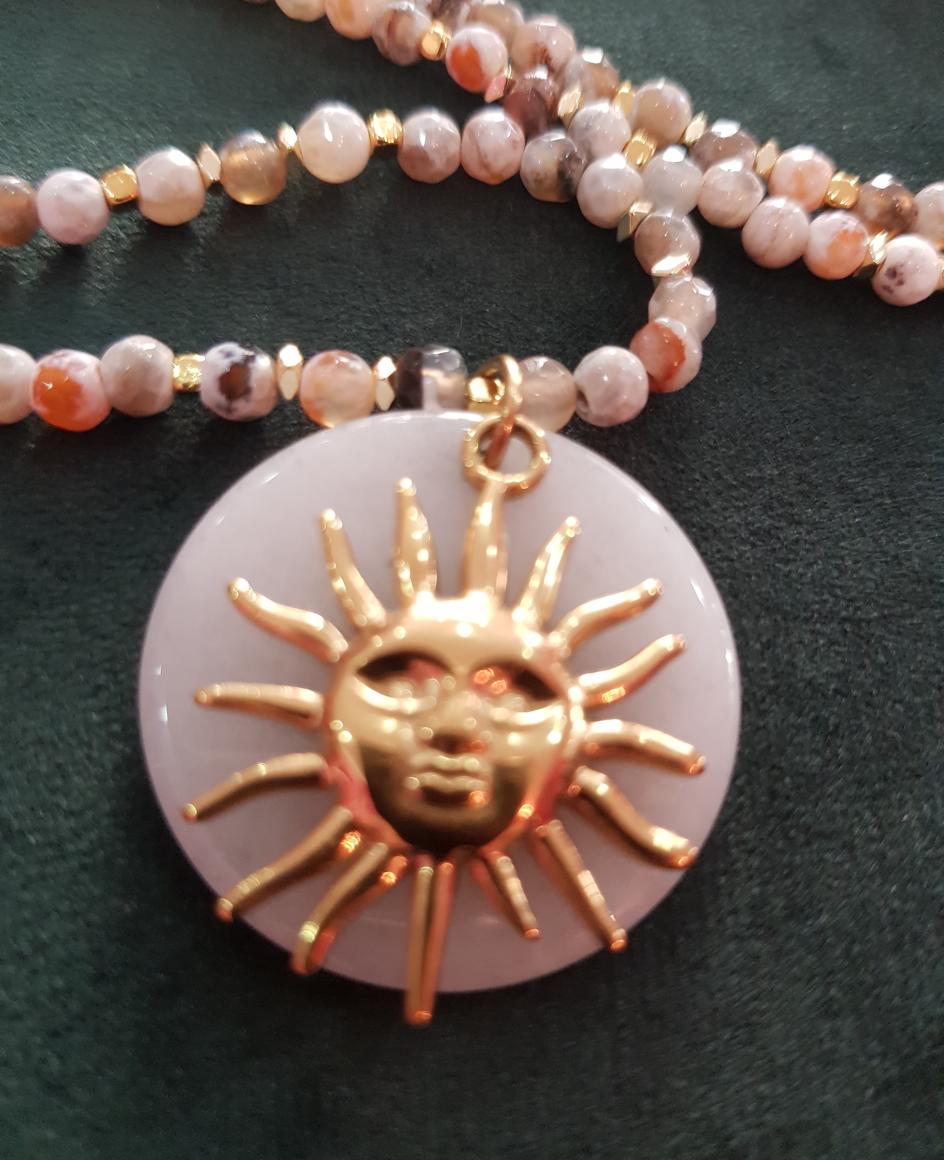 Naszyjnik z agatem - nr kat. 411