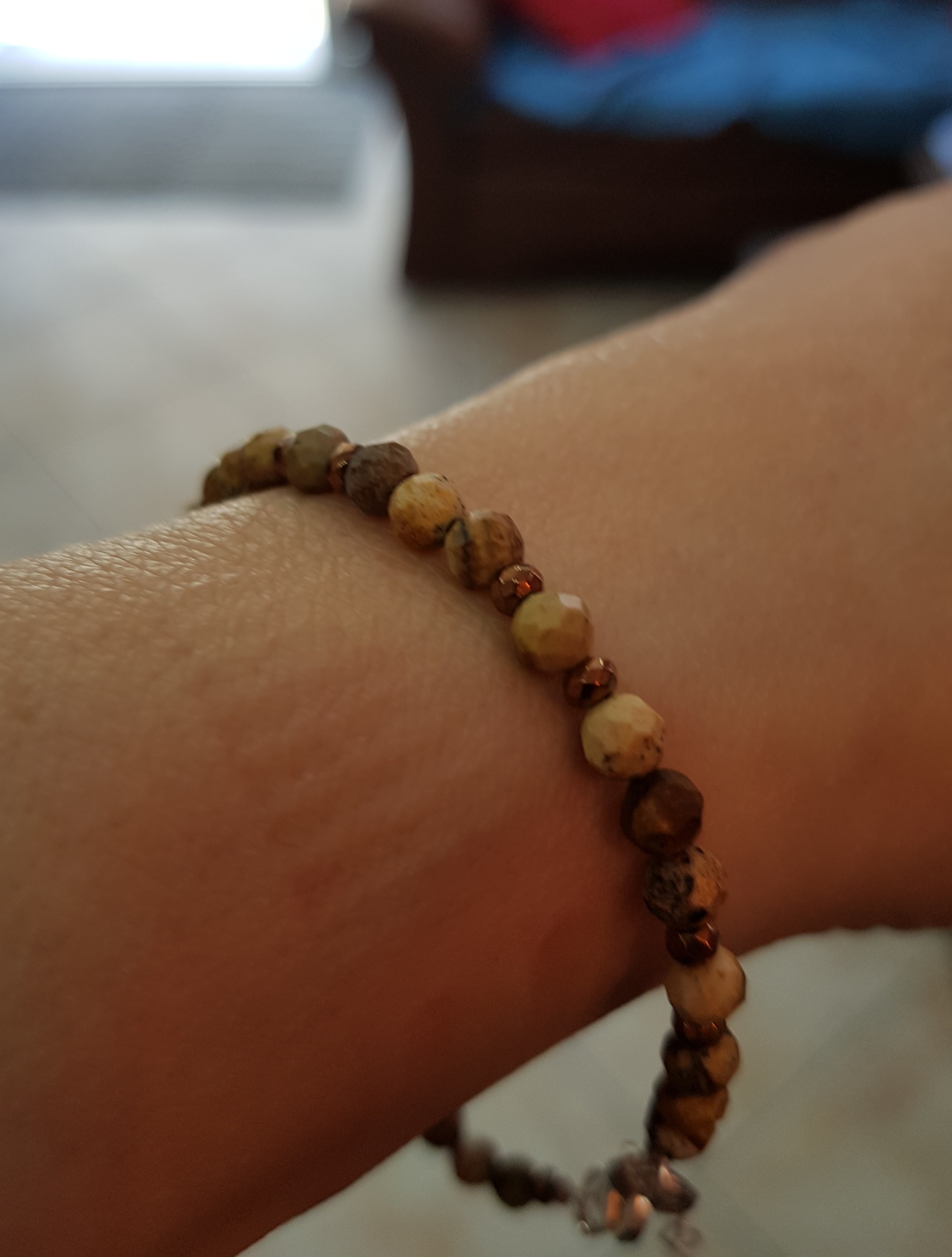 Naszyjnik i bransoletka z tygrysim okiem - nr kat. 414 i 414a