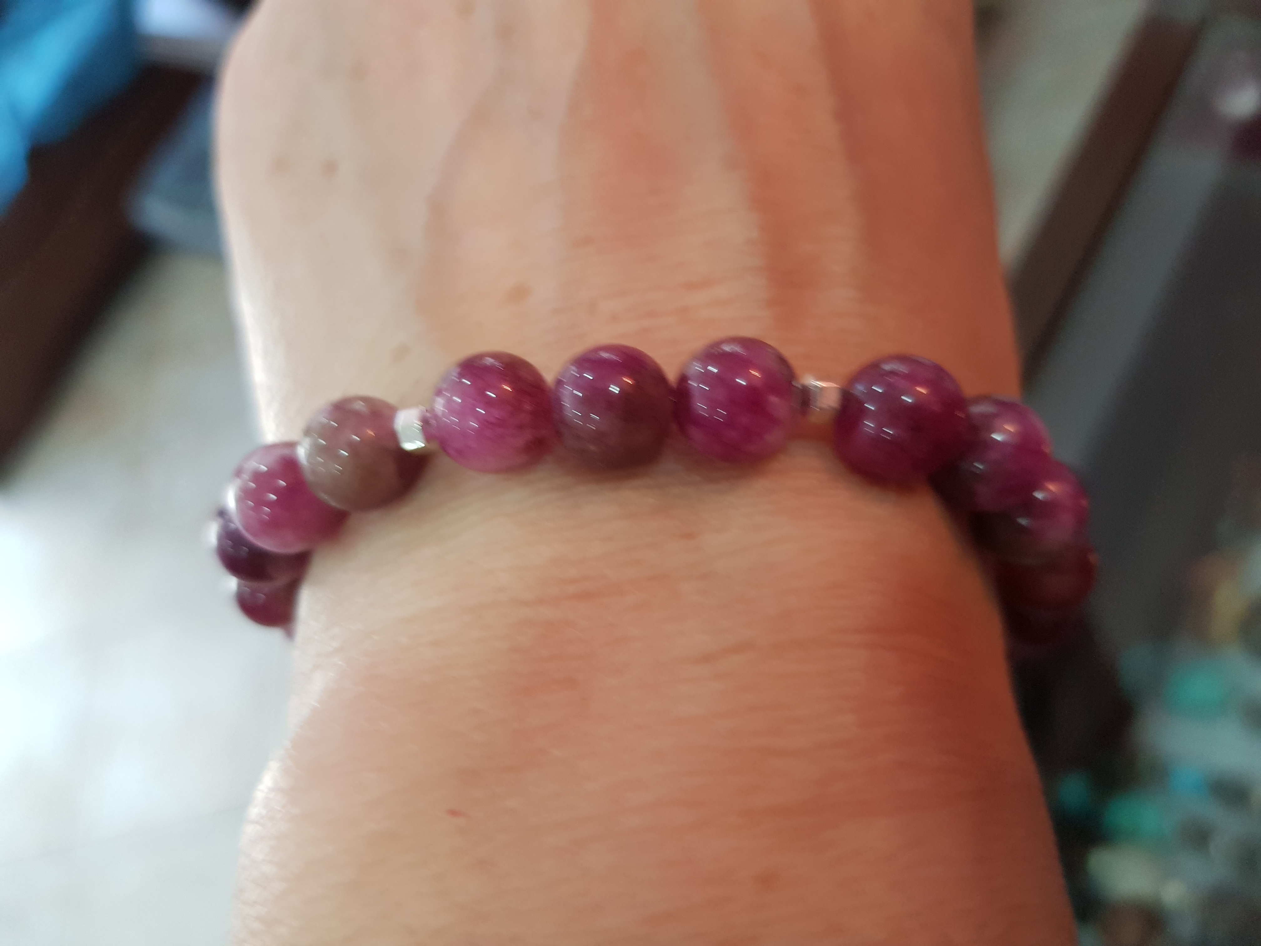 Bransoletka z turmalinem - nr kat. 419a