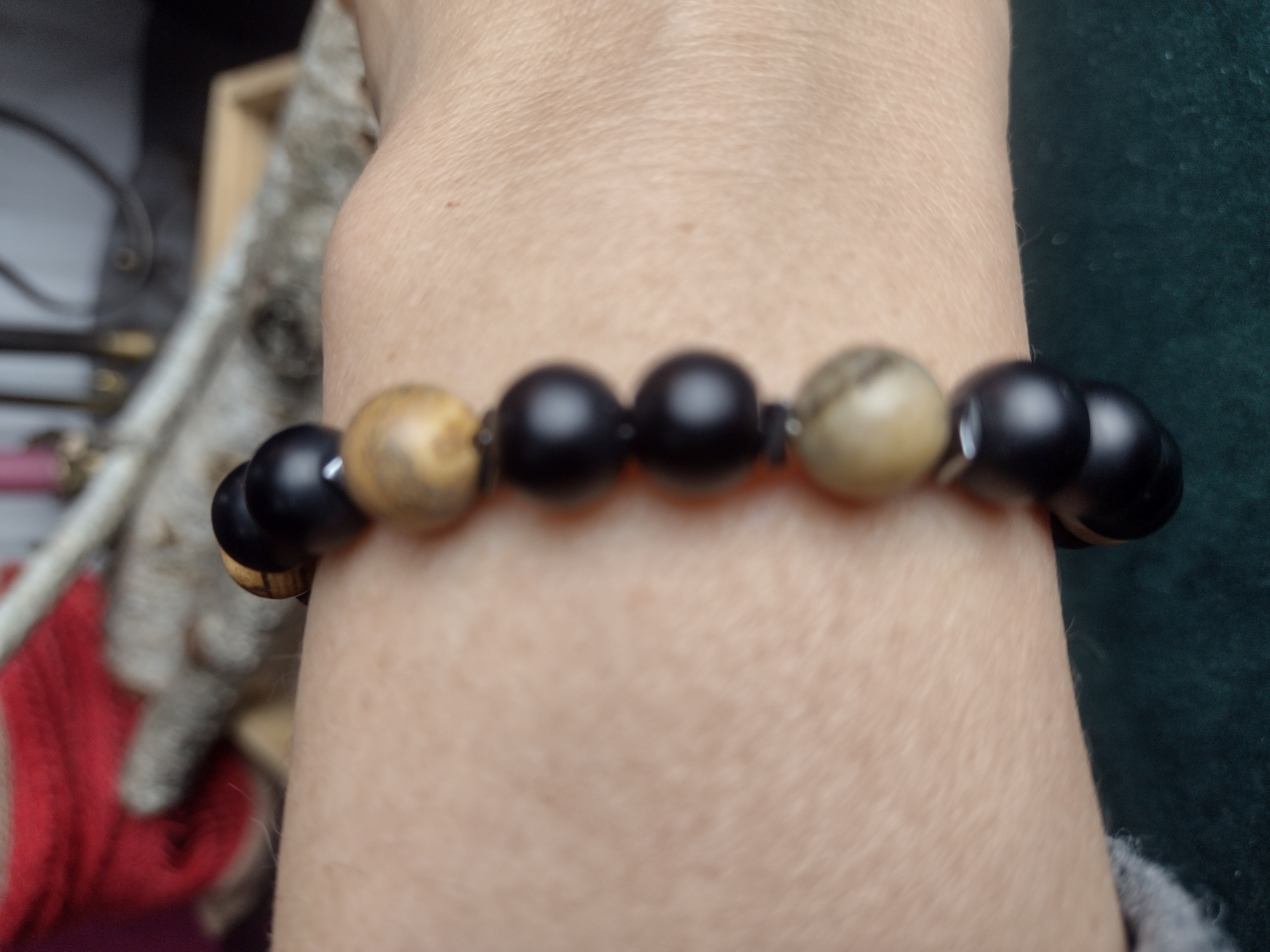 Bransoletka z jaspisem - nr kat. 471b