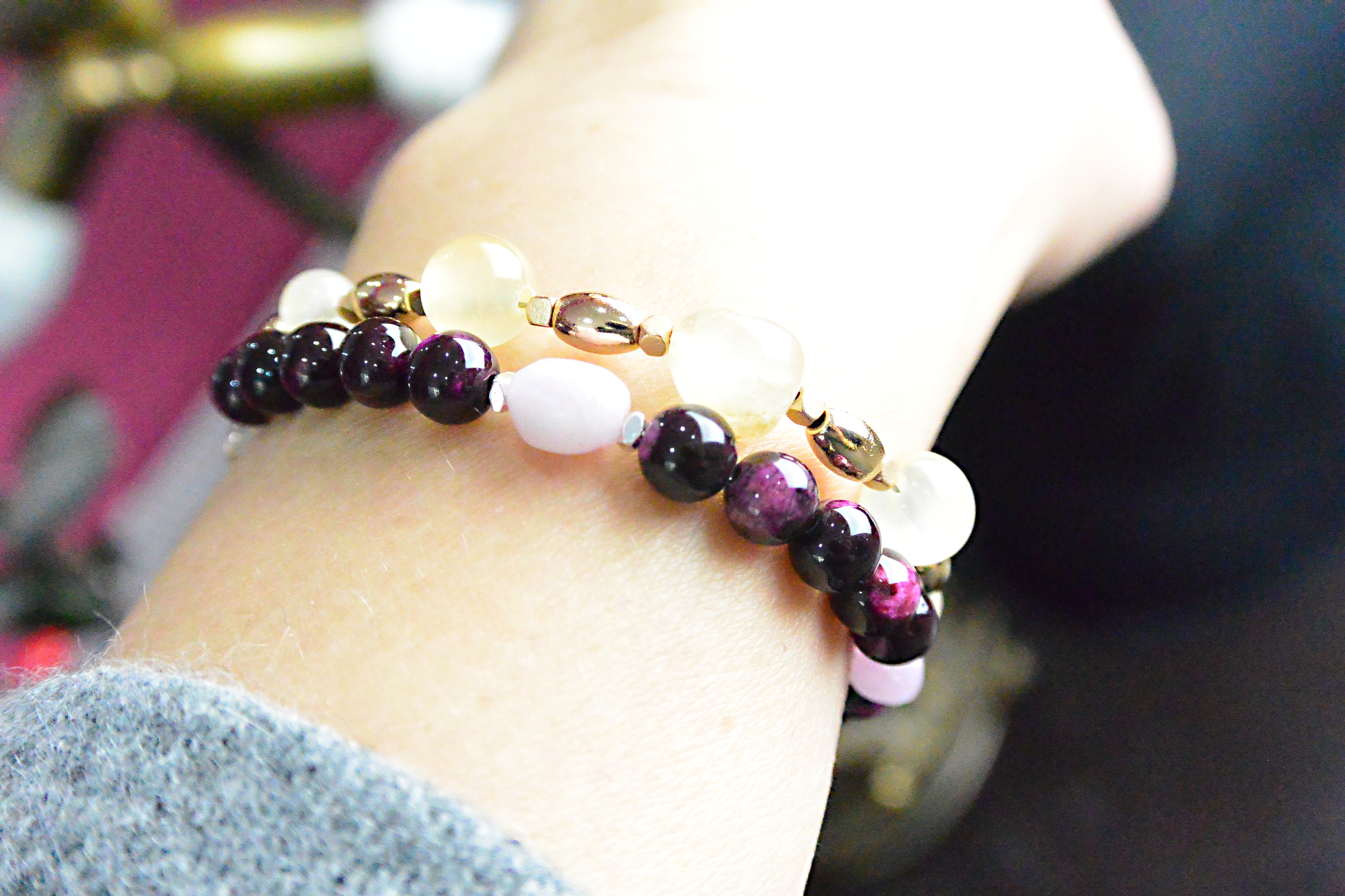 Bransoletka z agatem - nr kat. 486a