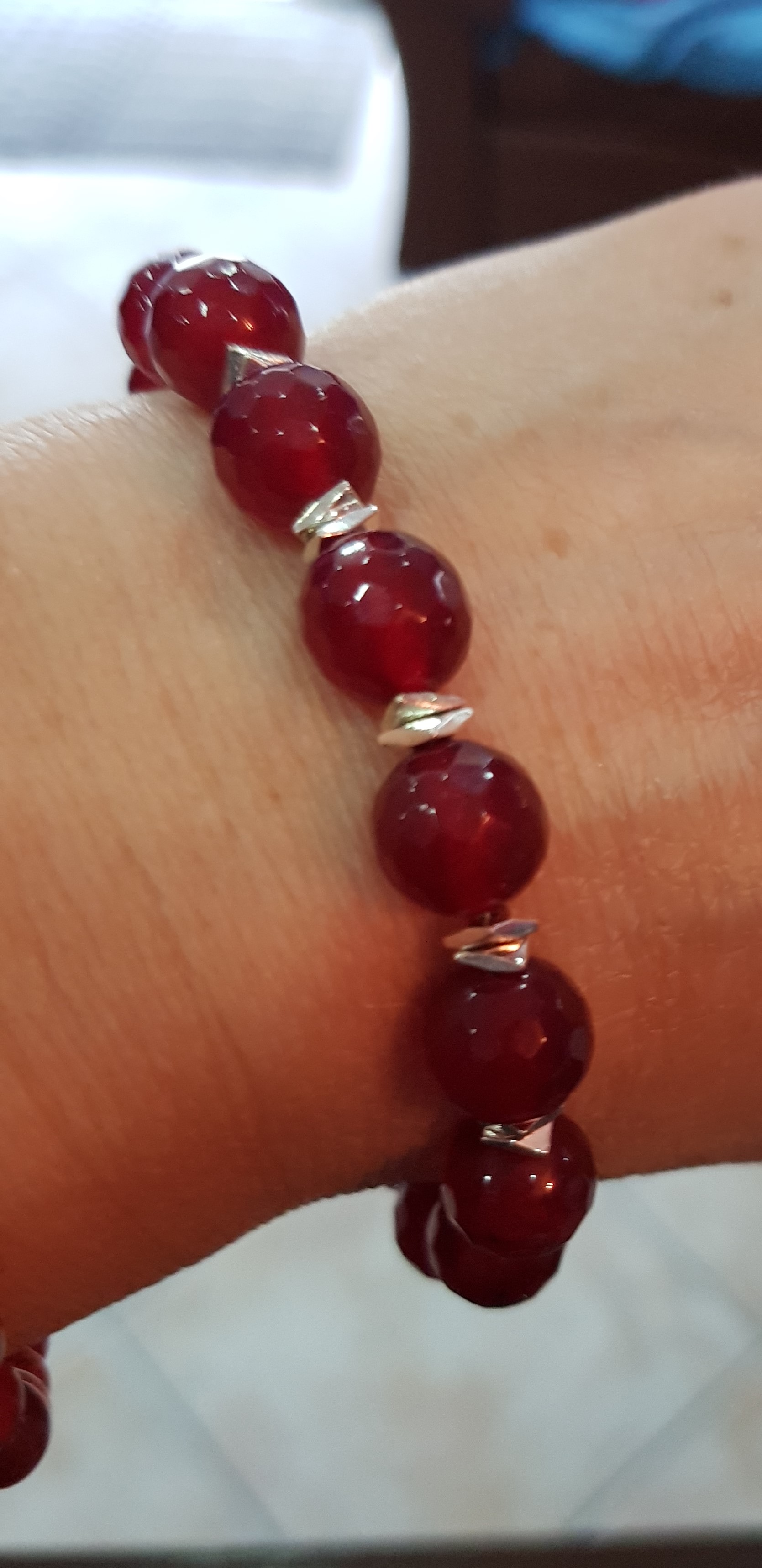 Bransoletka z chalcedonem  - nr kat. 417a