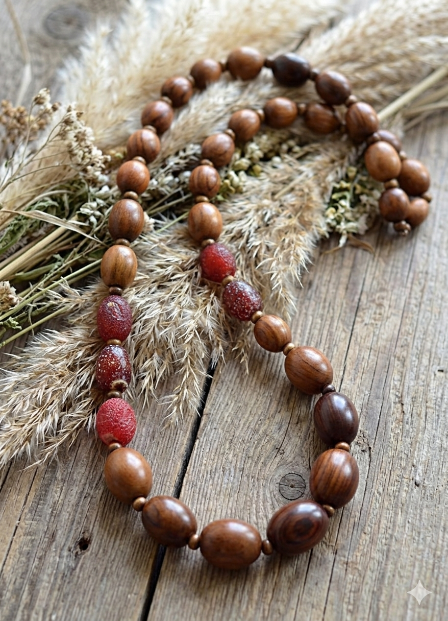 Naszyjnik makrama - nr kat. M3