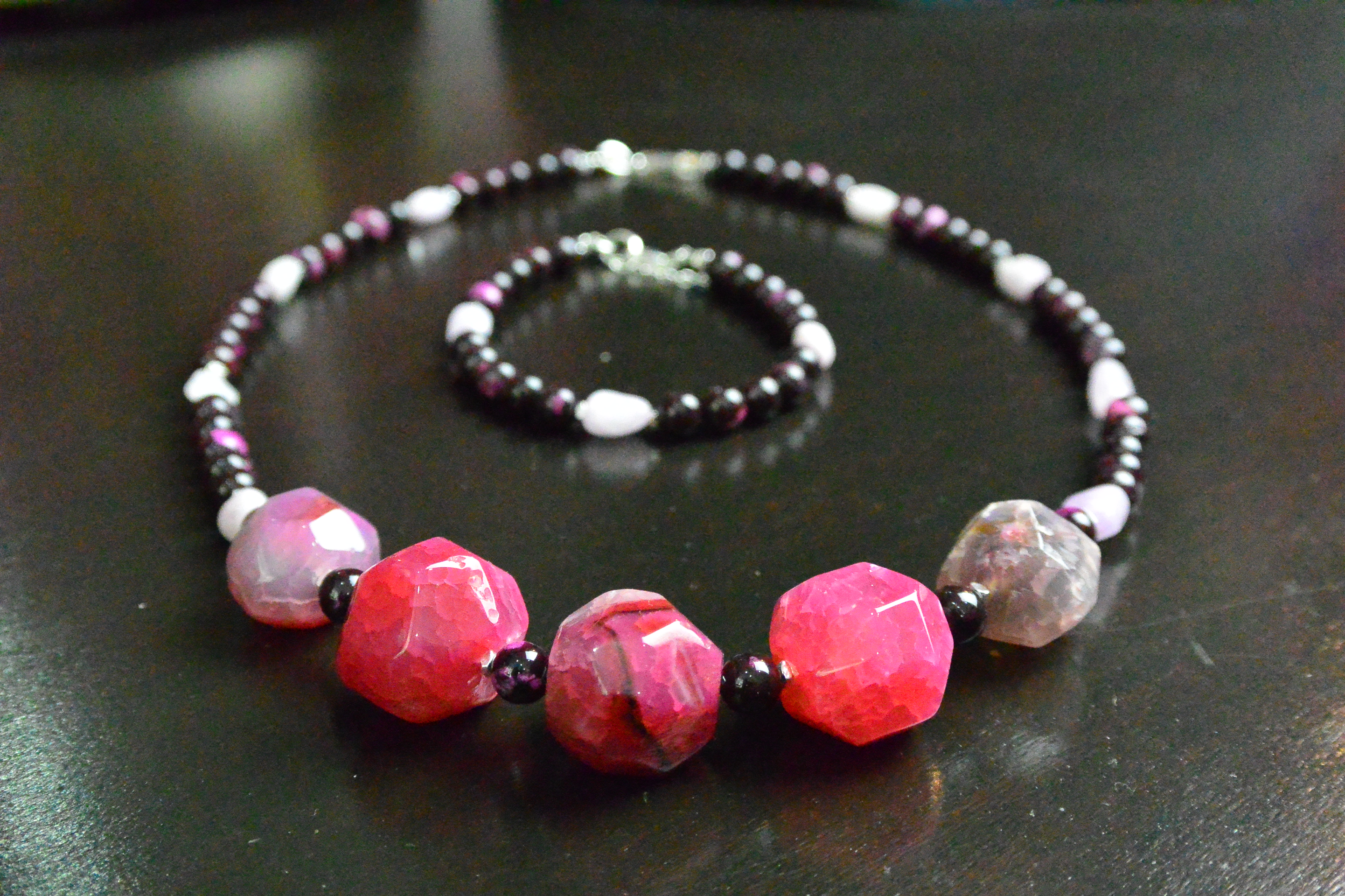 Bransoletka z agatem - nr kat. 486a