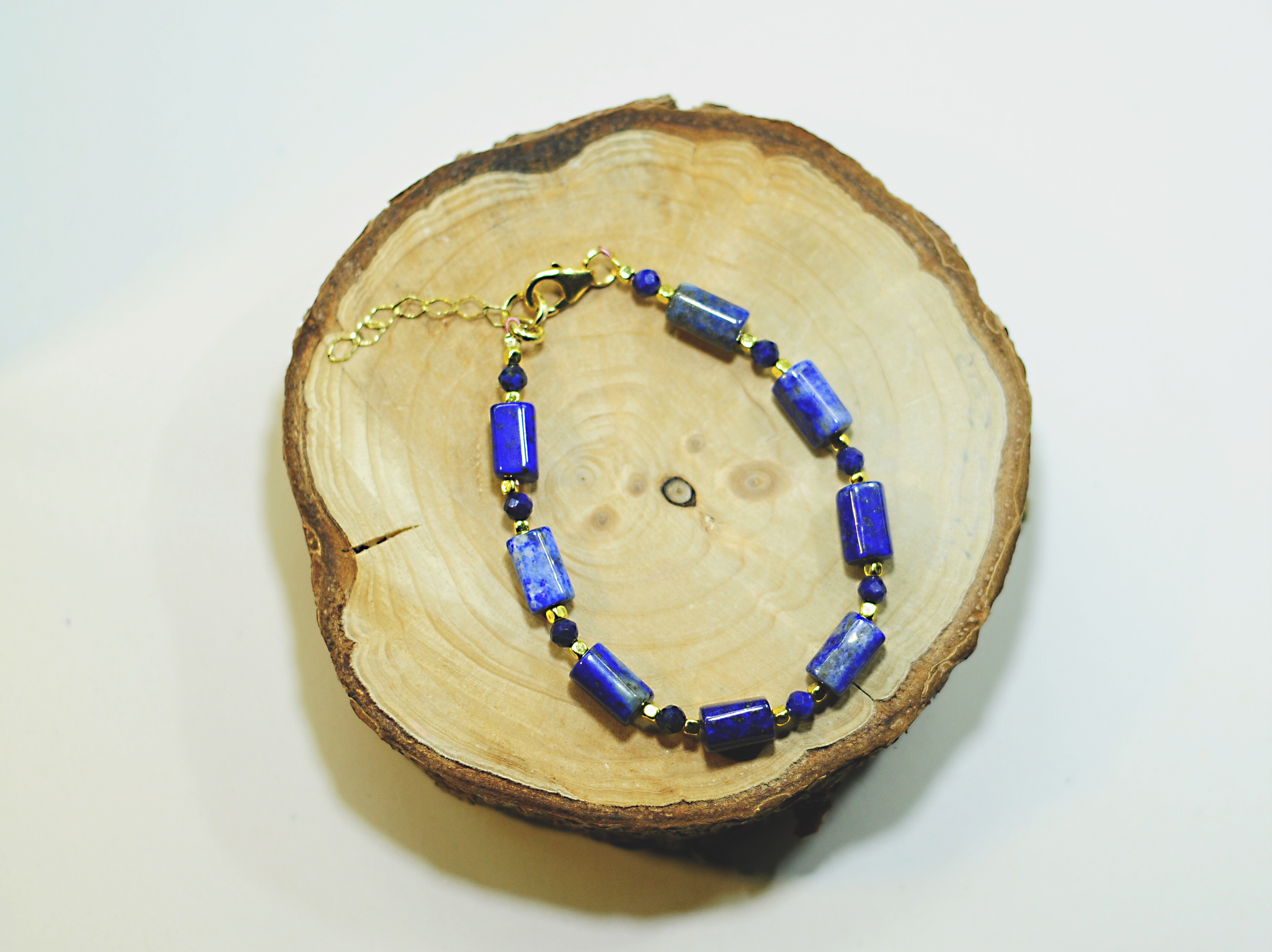 Bransoletka z lapis lazuli - nr kat. 415a