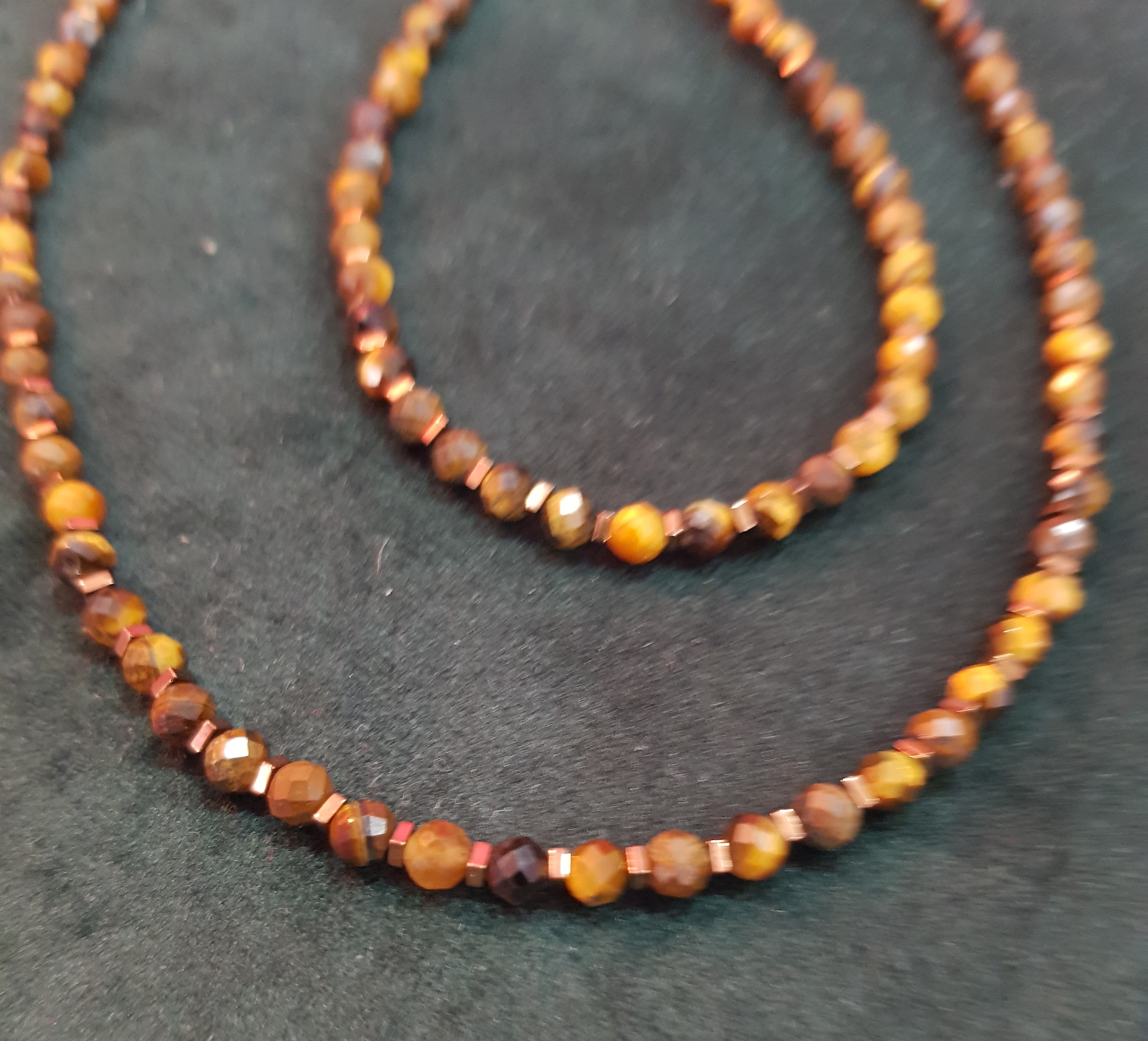 Naszyjnik z tygrysim okiem - nr kat. 414