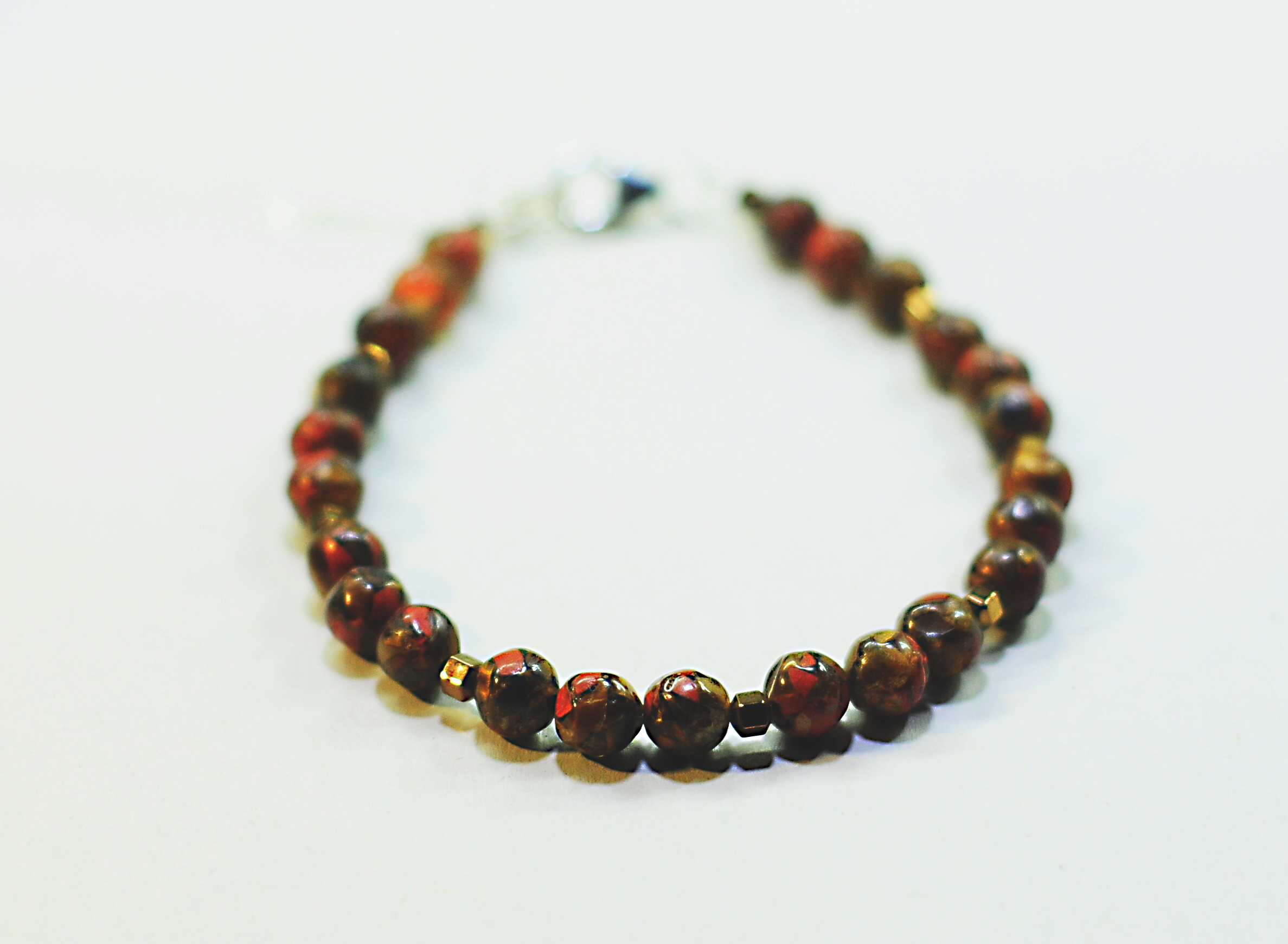 Bransoletka z jaspisem  - nr kat. 418a