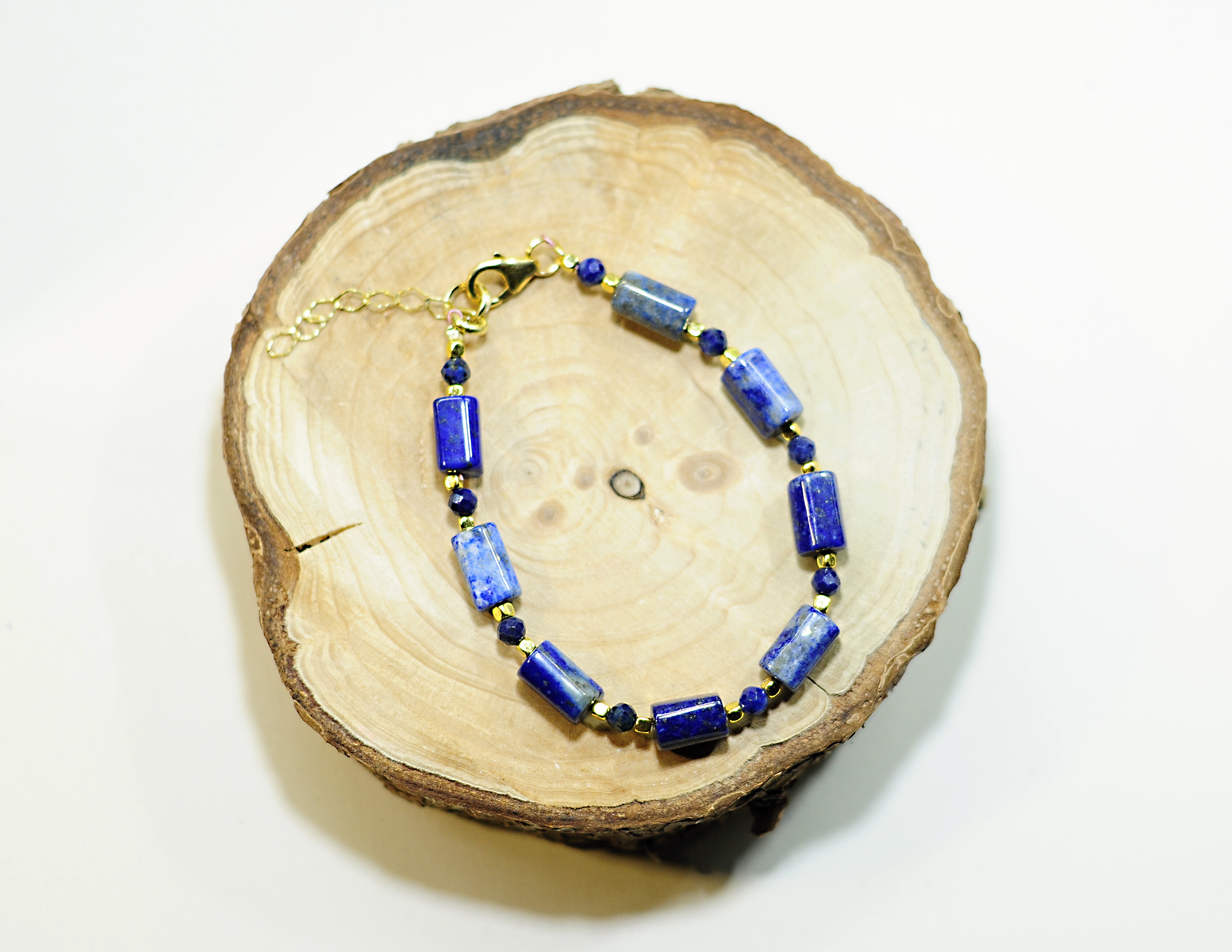 Bransoletka z lapis lazuli - nr kat. 415a