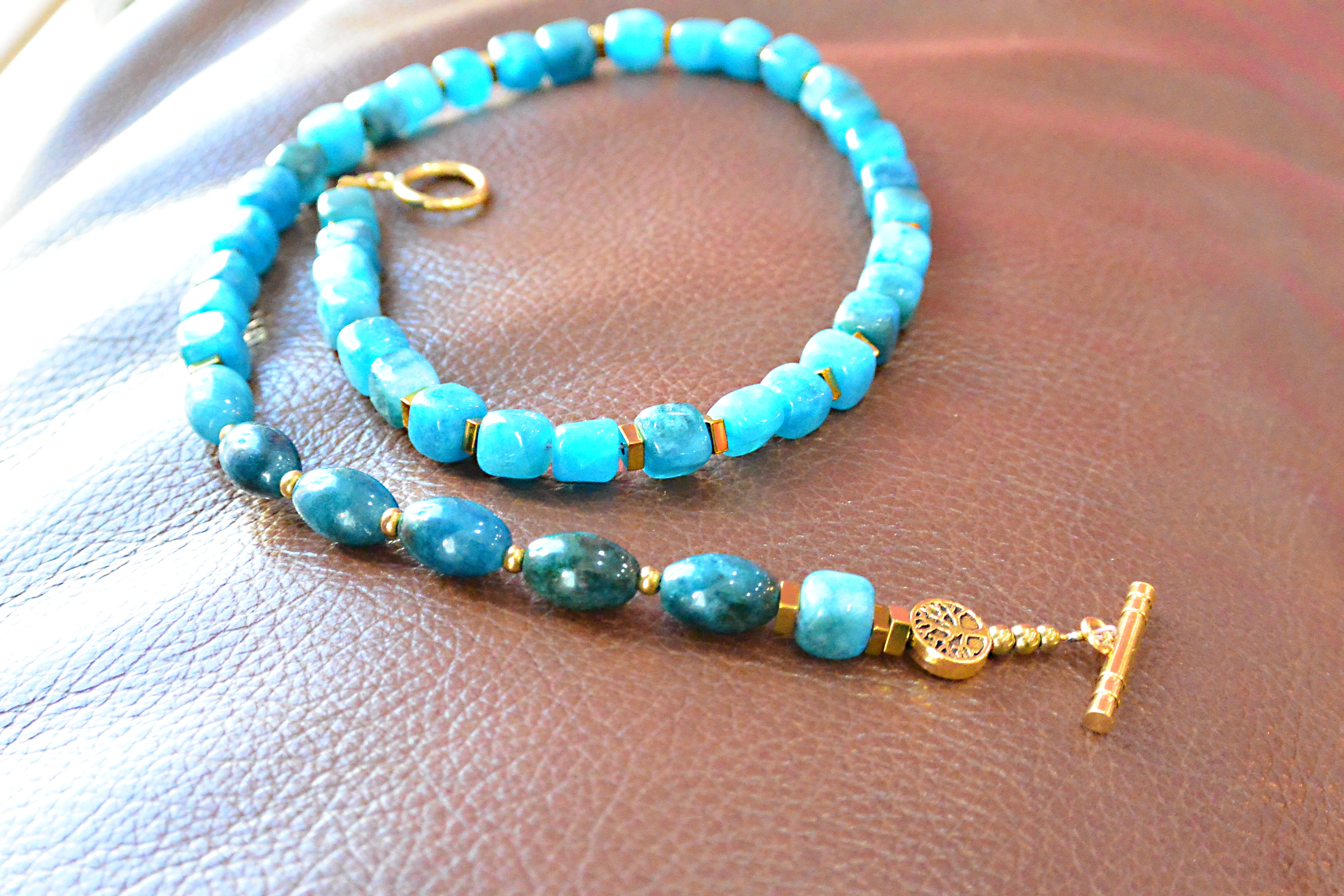 Naszyjnik z apatytem nr kat. 490