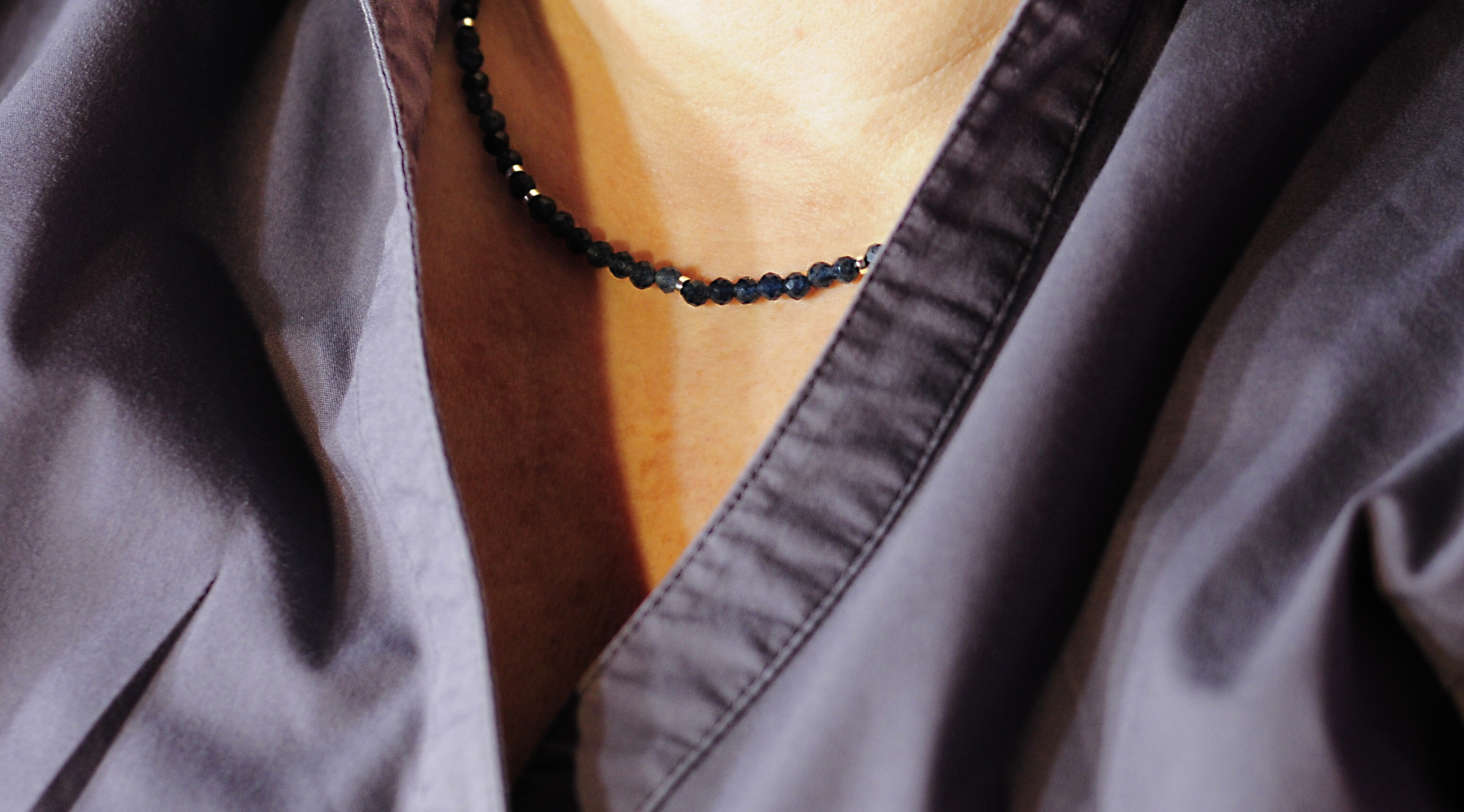 Naszyjnik z szafirem - nr kat. 370