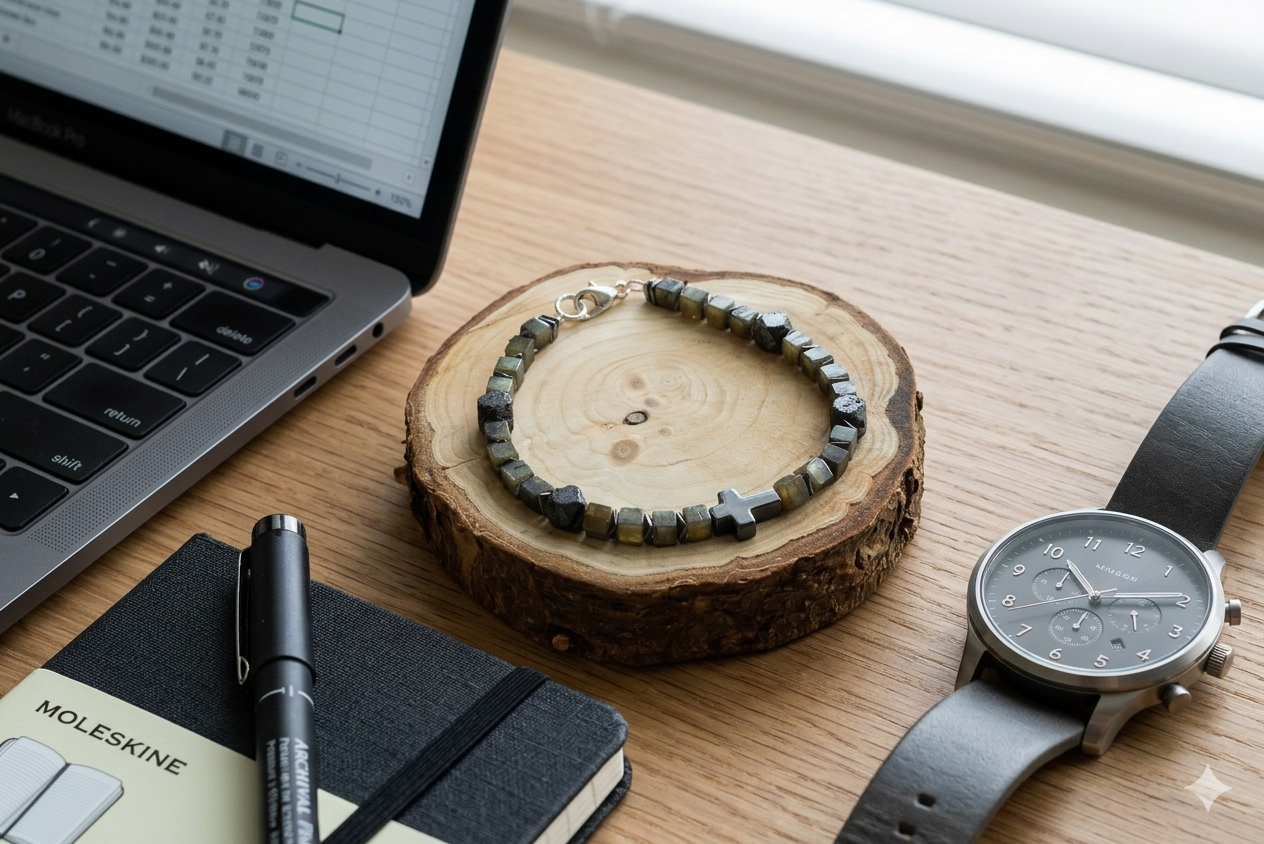 Bransoletka z labradorytem - nr kat. 397a