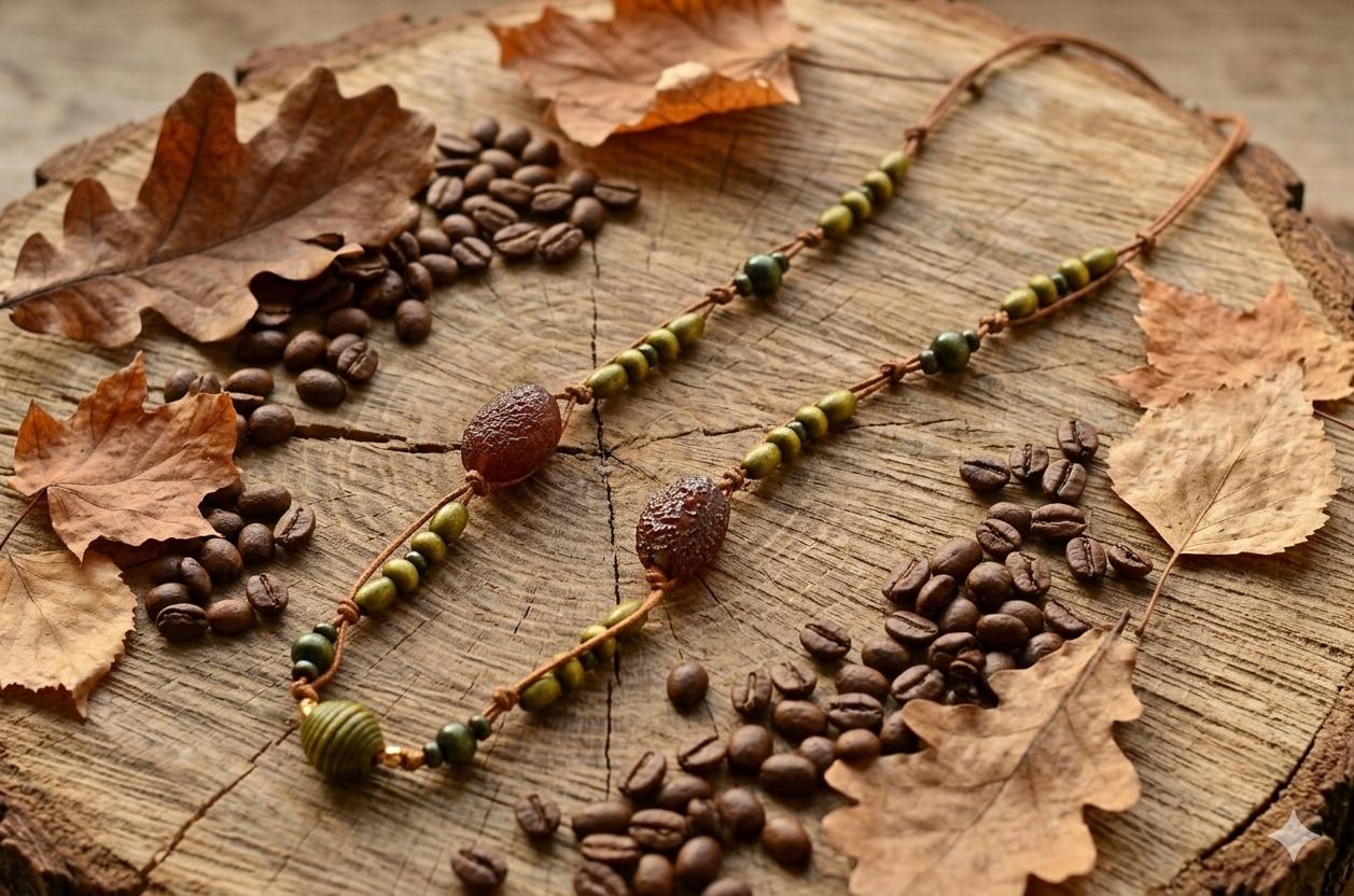 Naszyjnik makrama - nr kat. M4