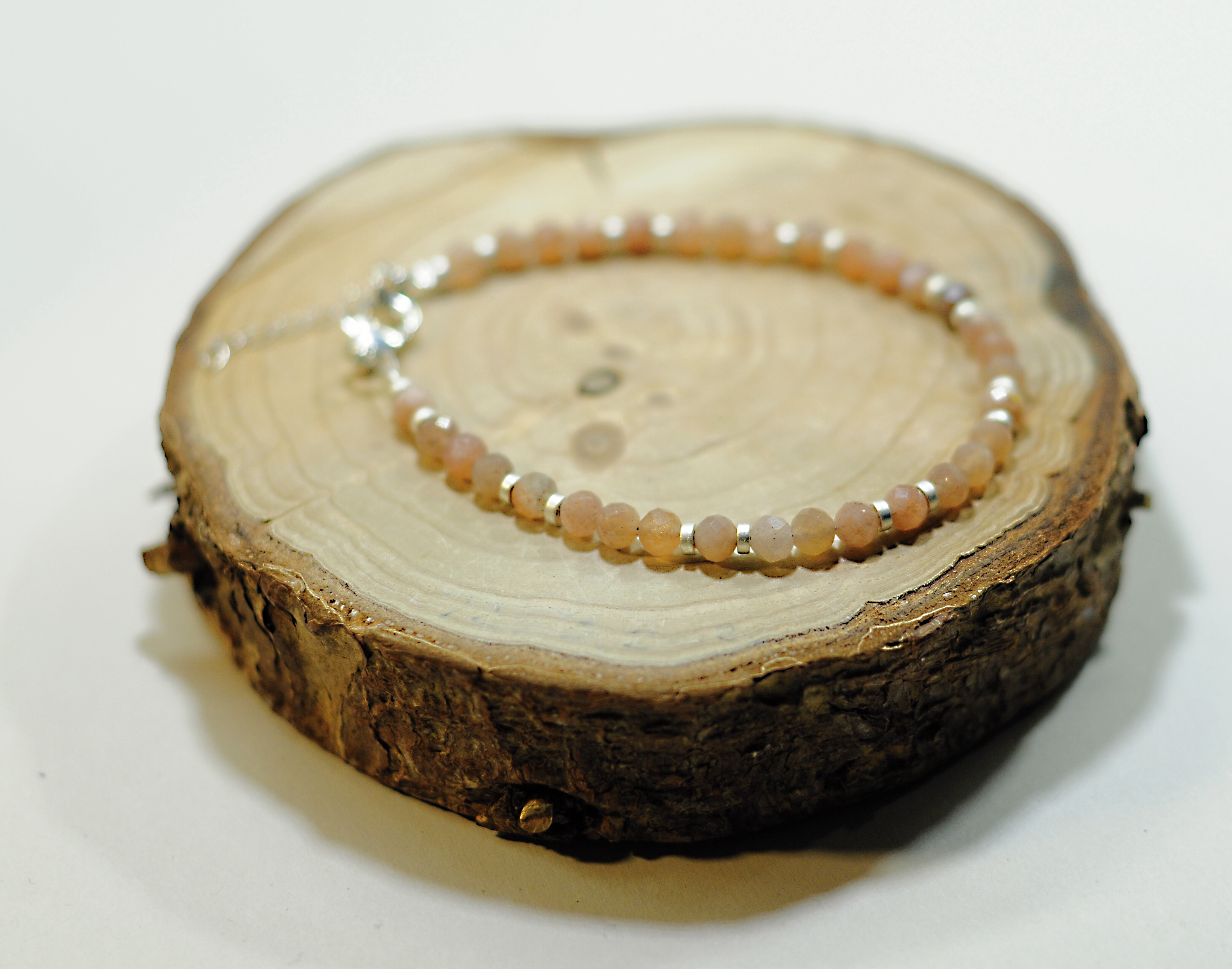 Bransoletka z kamieniem słonecznym - nr kat. 412a