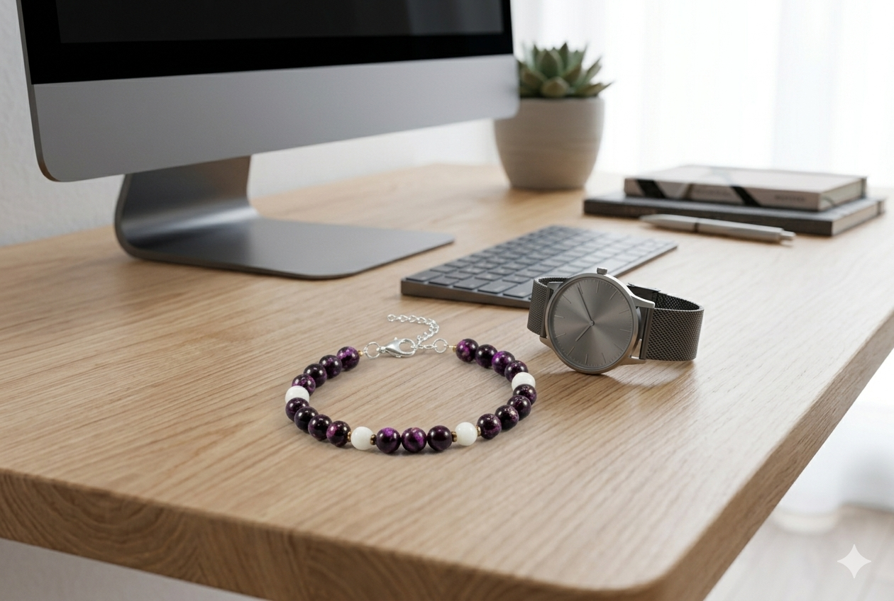 Bransoletka z jaspisem marmurkowym - nr kat. 467a