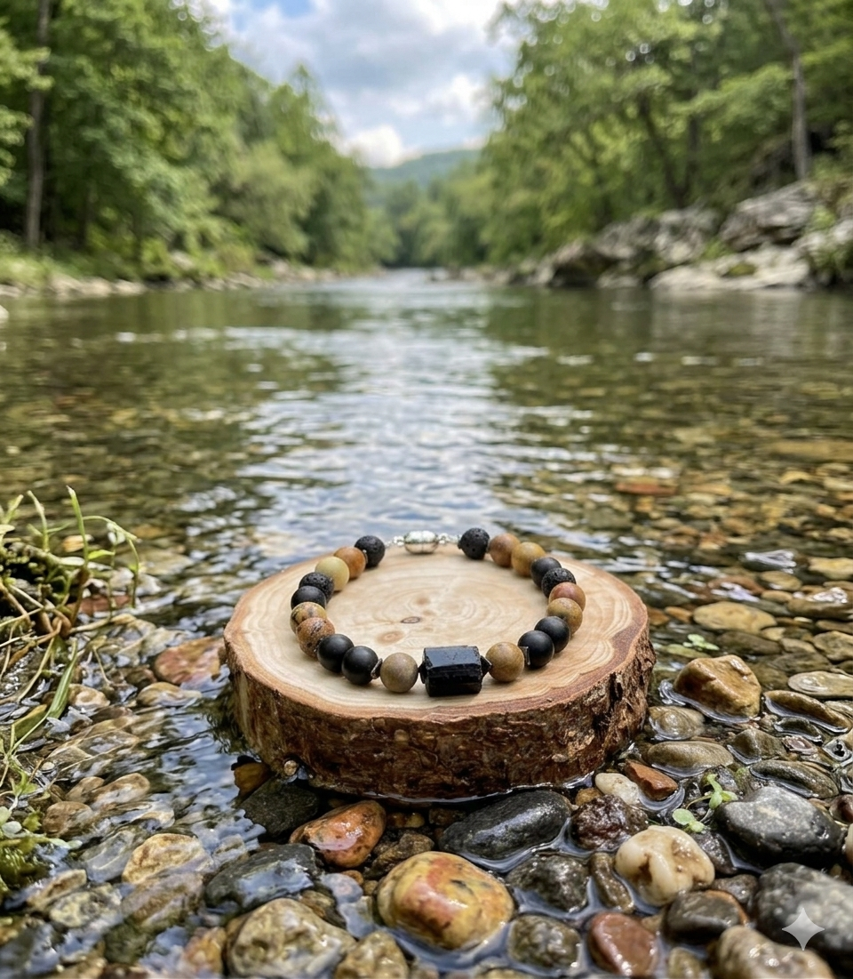 Bransoletka z jaspisem - nr kat. 471c