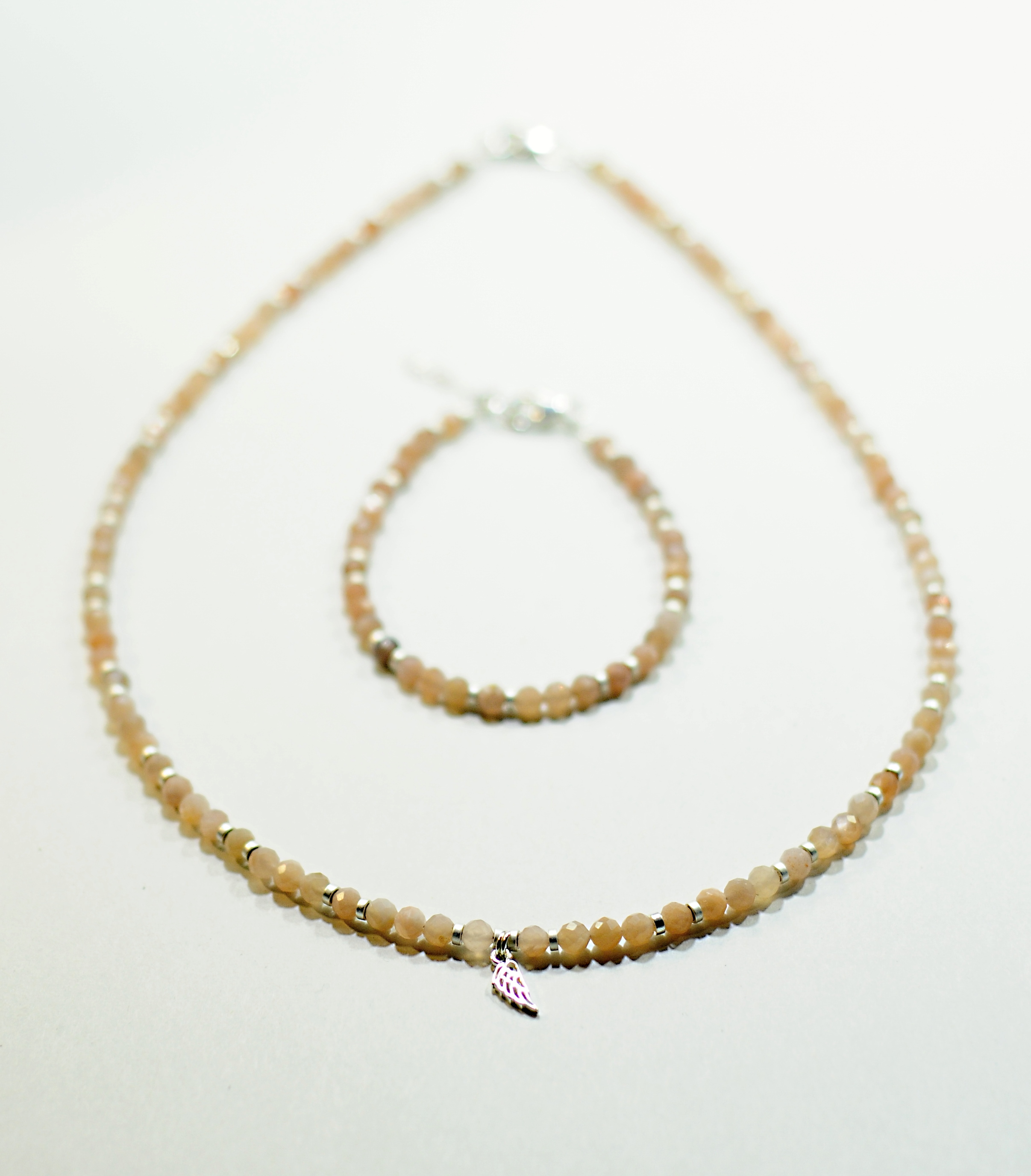 Naszyjnik z kamieniem słonecznym - nr kat. 412