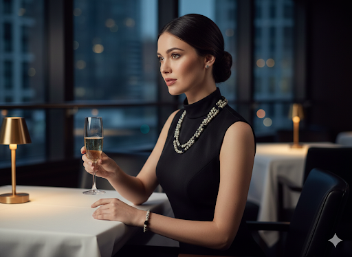 Naszyjnik z jaspisem dalmatyńskim - nr kat. 476