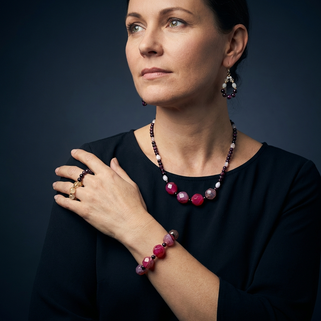 Naszyjnik z agatem nr kat. 486