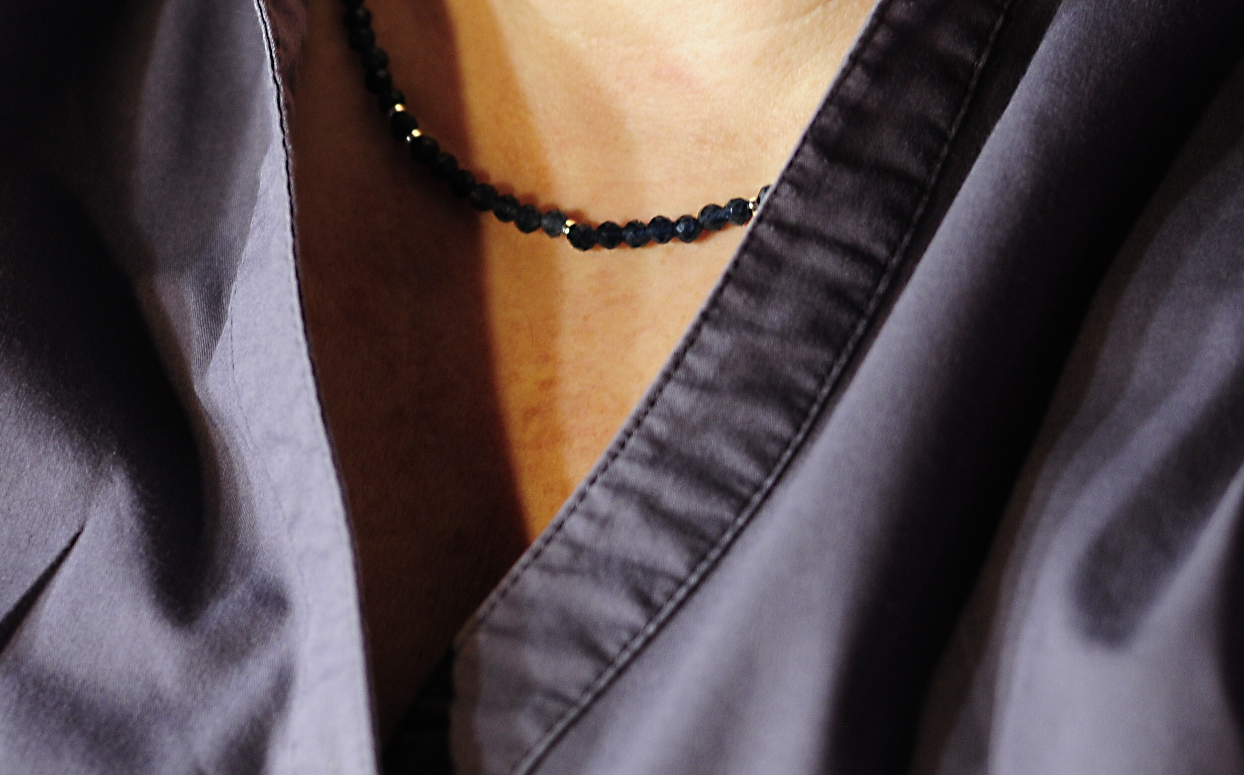 Naszyjnik z szafirem - nr kat. 370