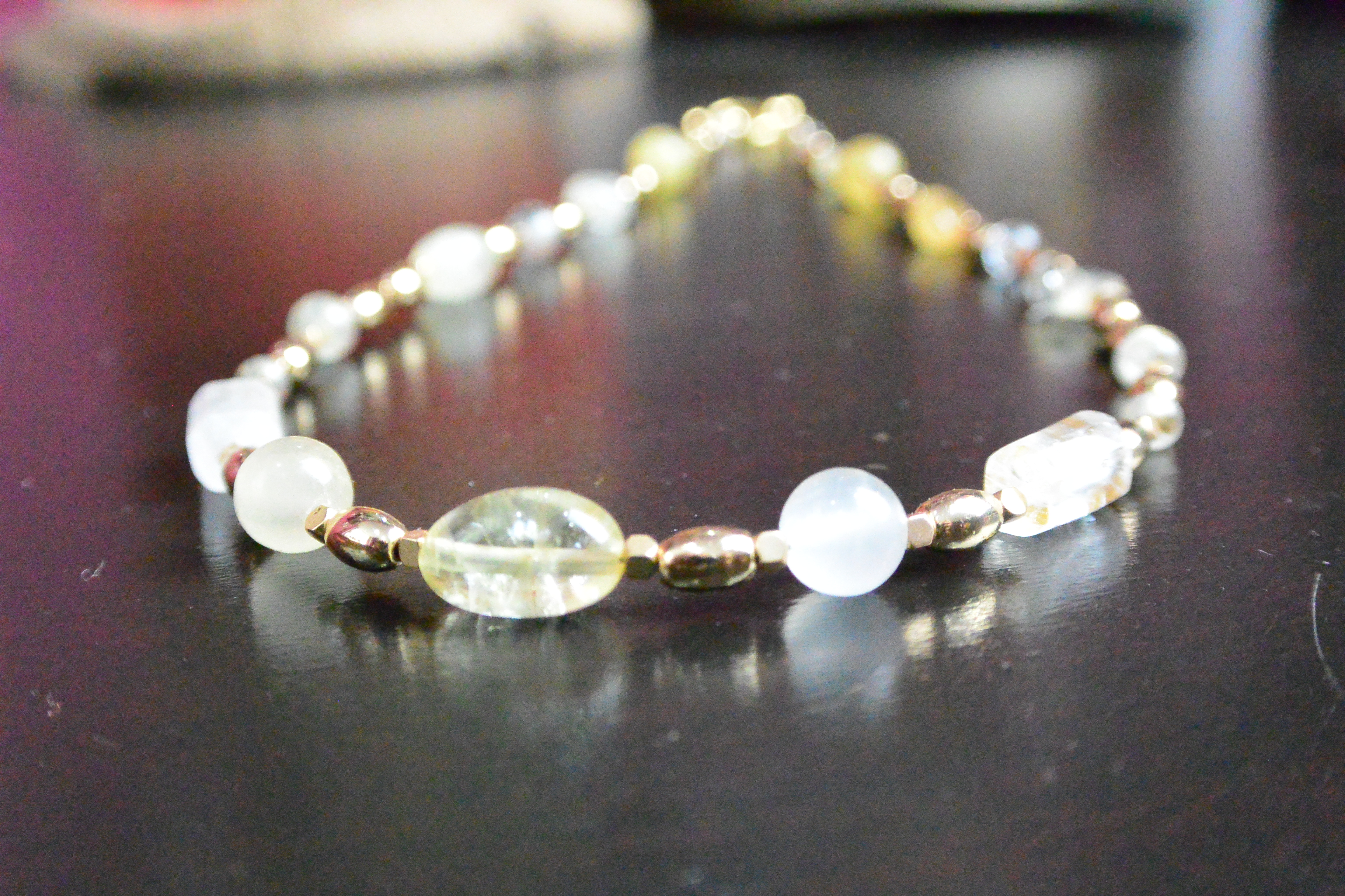 Naszyjnik z cytrynem nr kat. 487