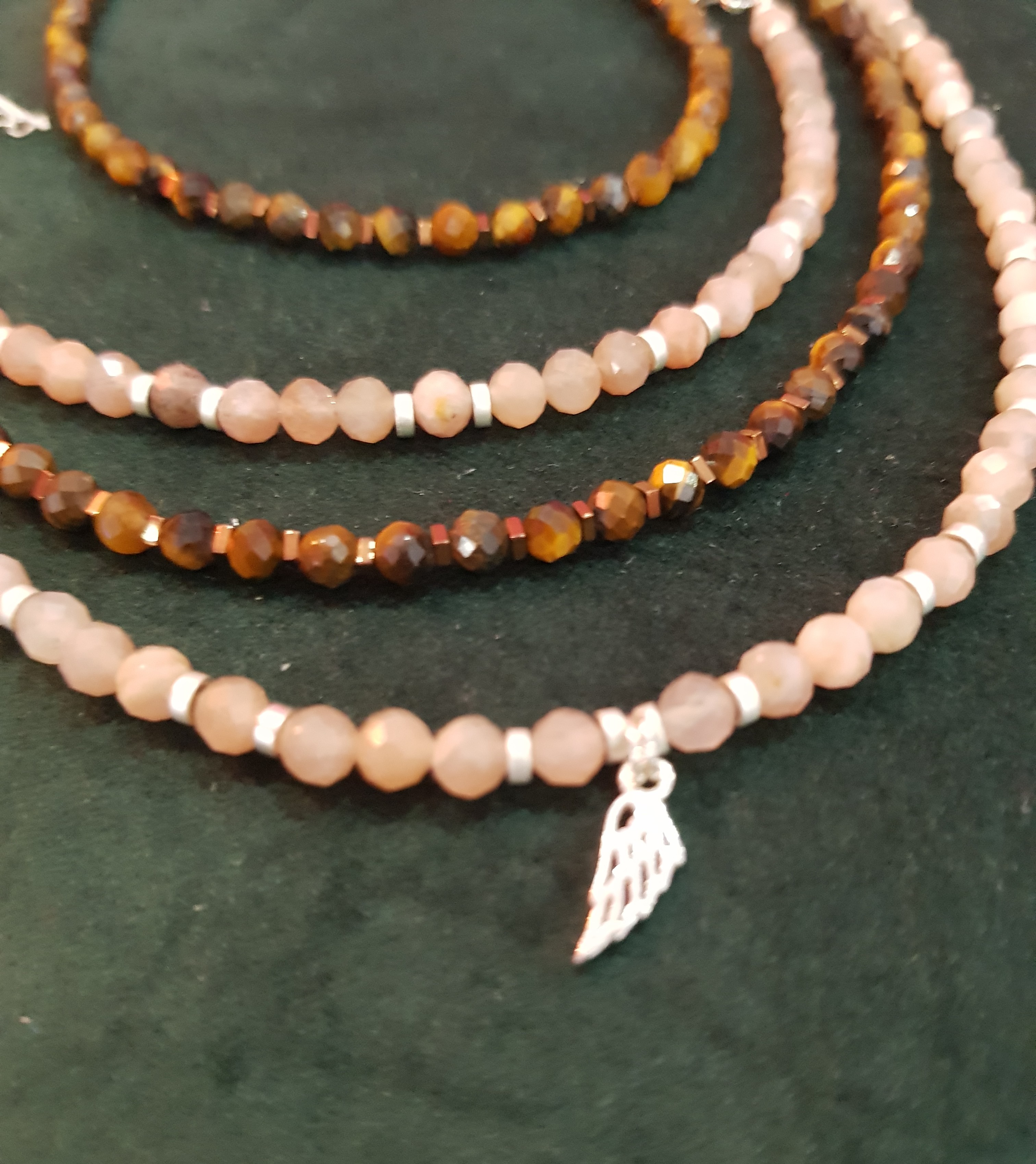 Naszyjnik z tygrysim okiem - nr kat. 414