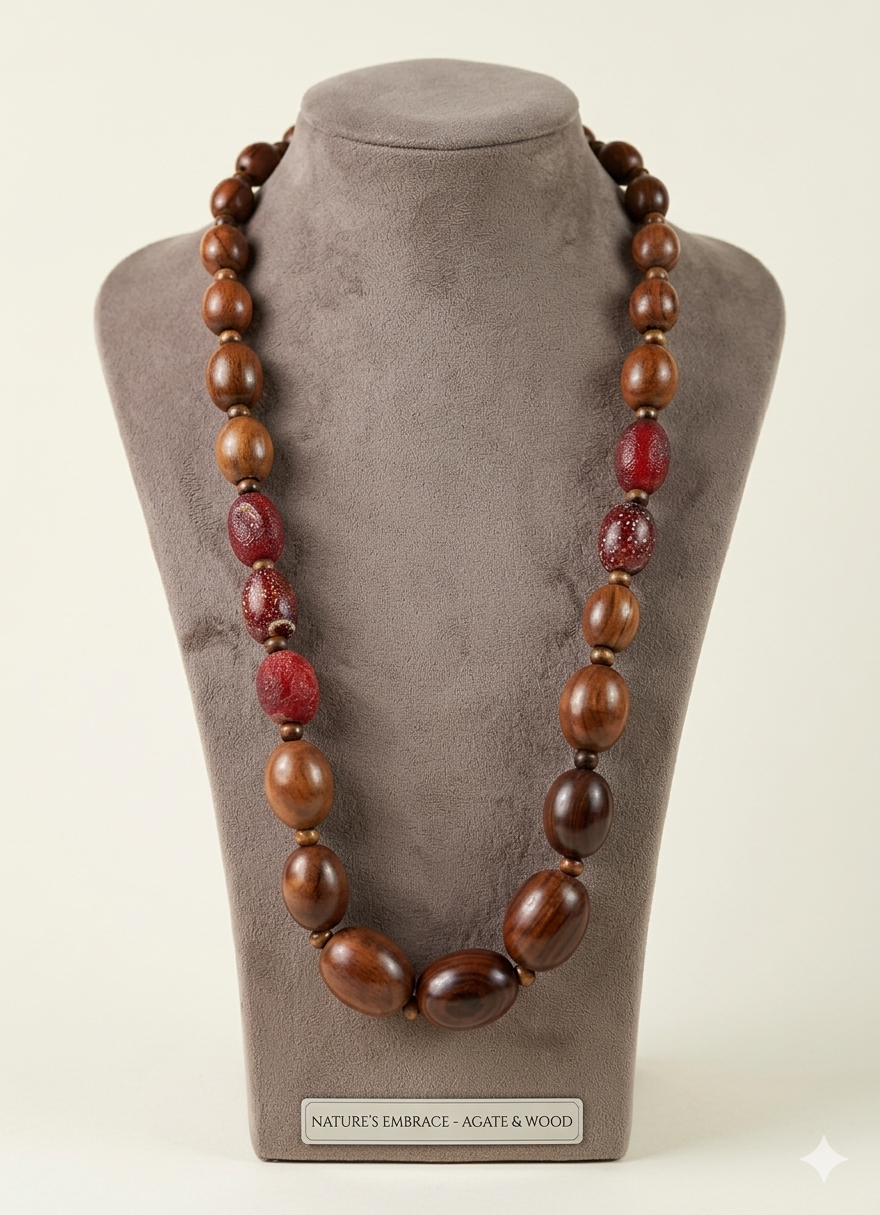 Naszyjnik makrama - nr kat. M3