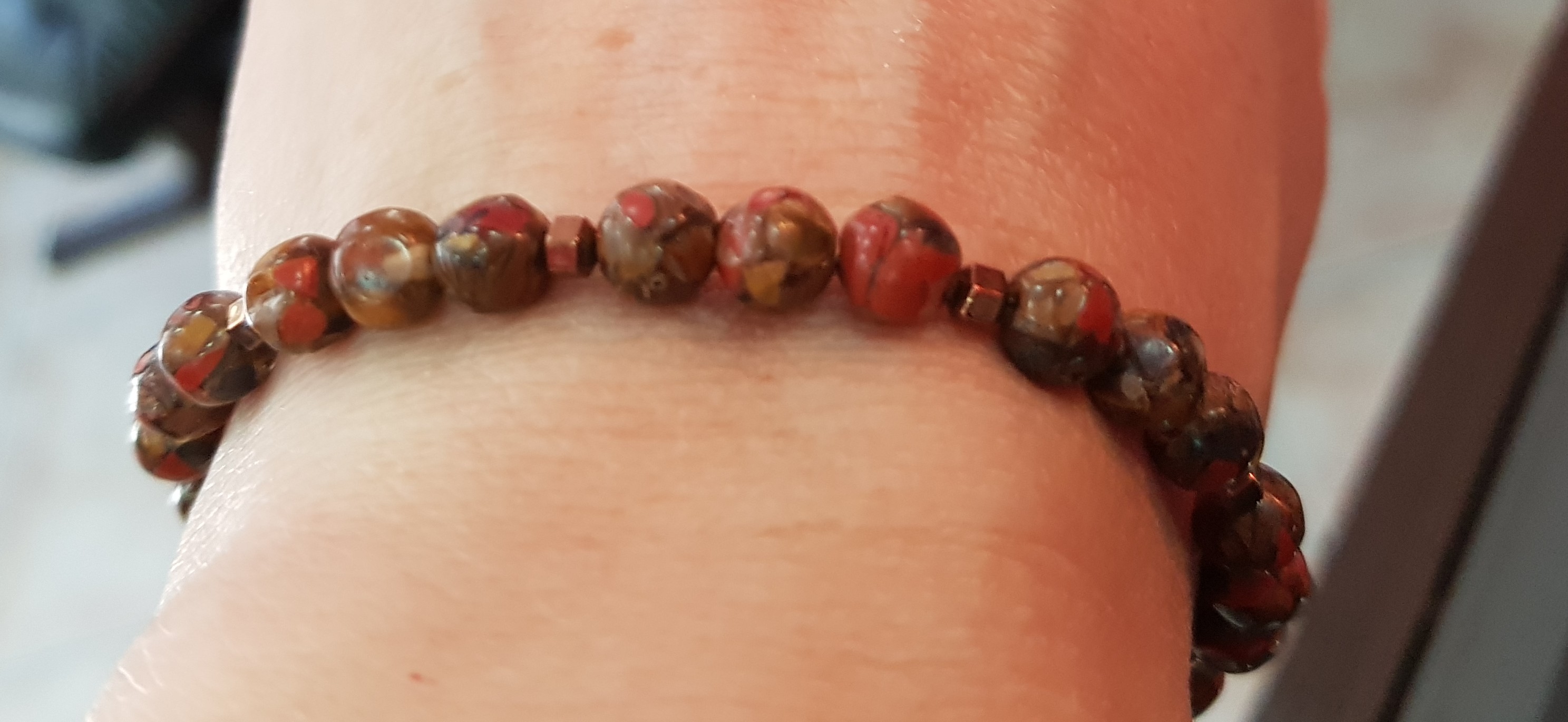 Bransoletka z jaspisem  - nr kat. 418a