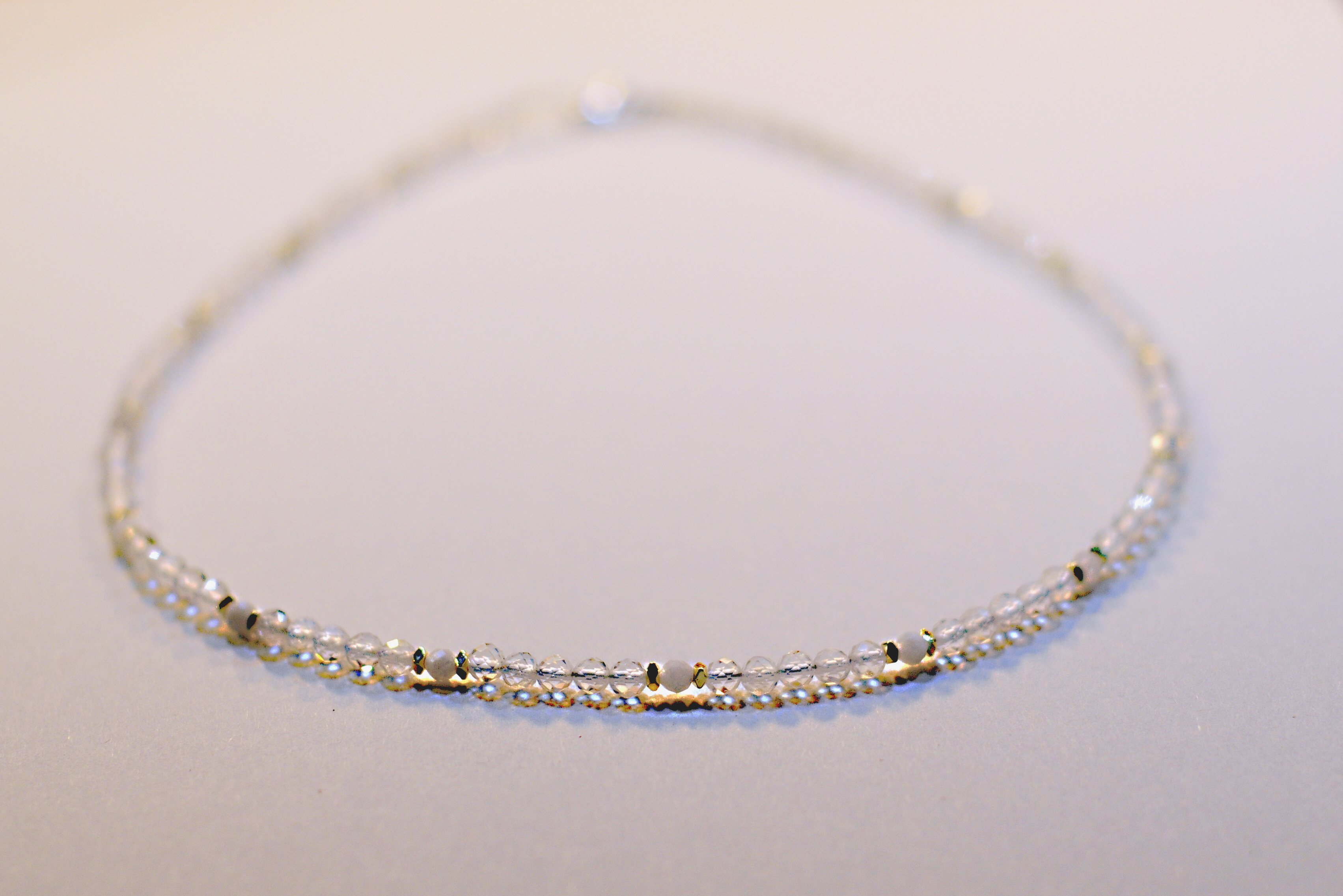 Naszyjnik z kryształem górskim  - nr kat. 387