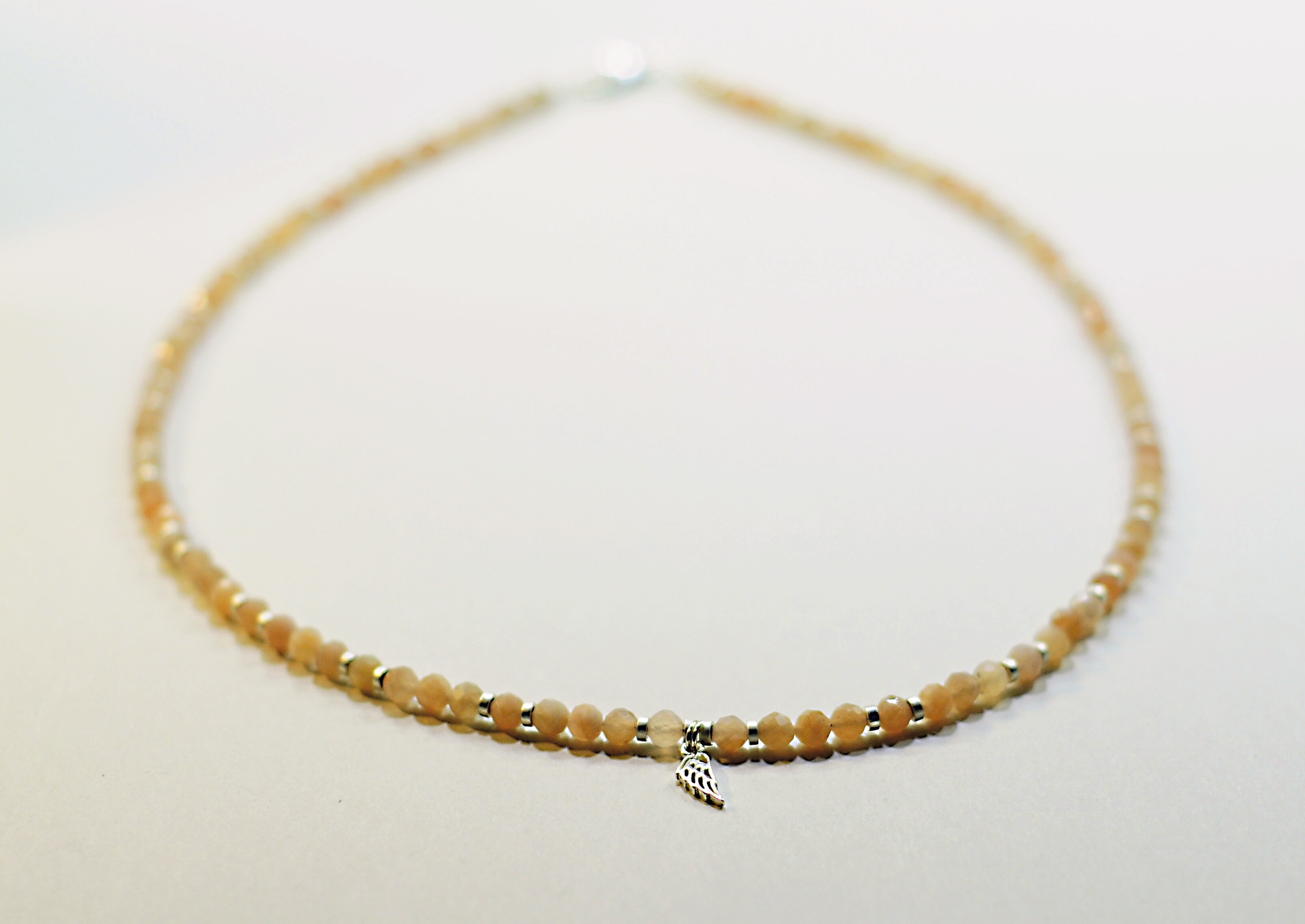 Naszyjnik z kamieniem słonecznym - nr kat. 412