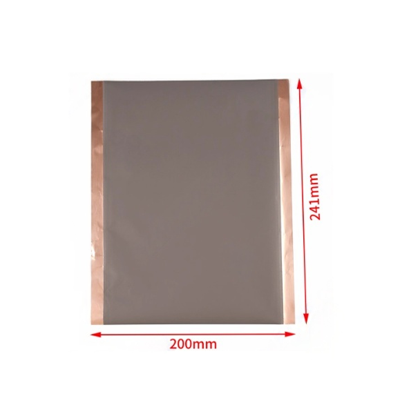 Anode electrode, copper foil sheet, coated with graphite, single/double-sided electrode