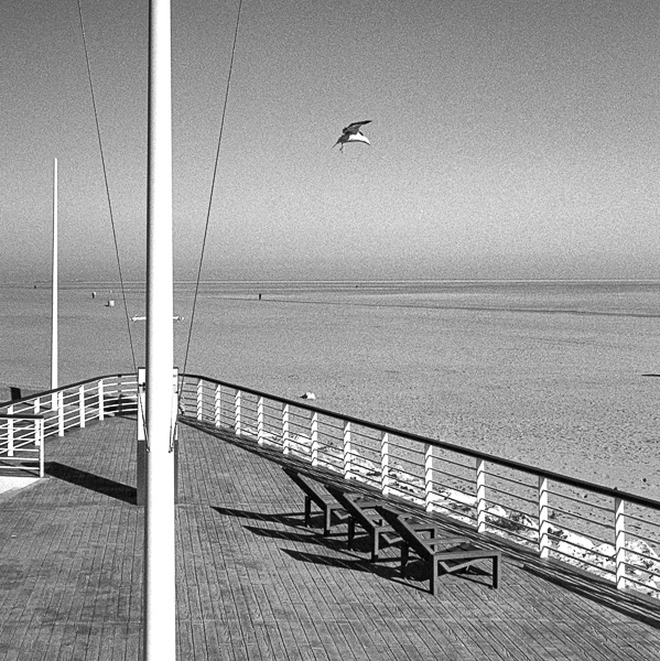 Le pont du paquebot "Roussillon"