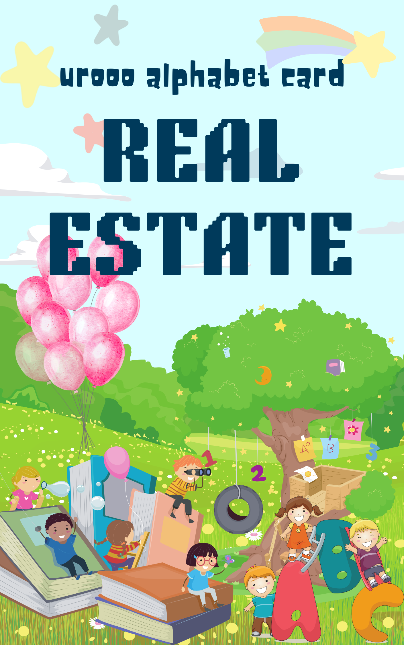 UROOO ALPHABET CARD - REAL ESTATE