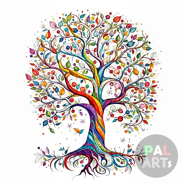 Colorful Tree of Life