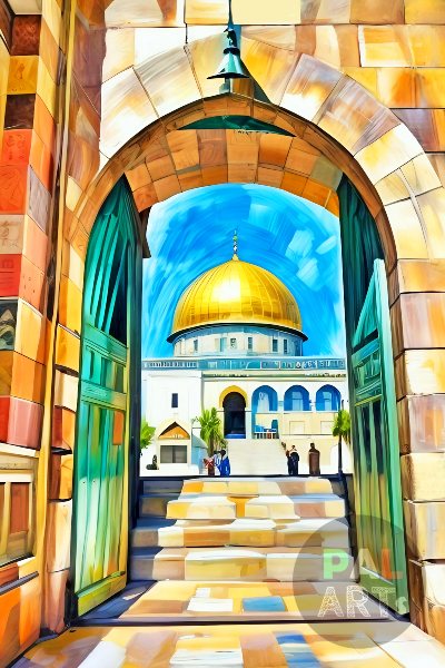 Colorful Jerusalem Dome I