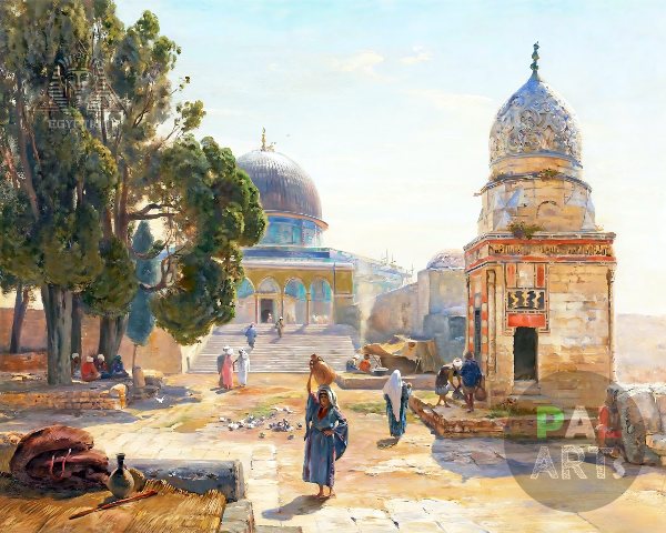 Al Aqsa Compound in 1905