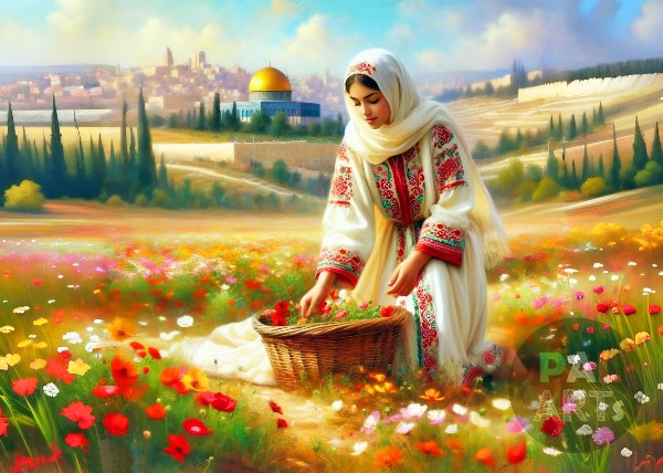 Jerusalem Flowers Harvest I
