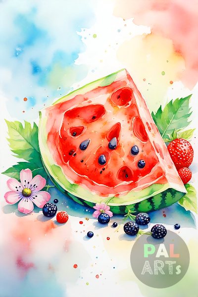 Watermelon With Berries I