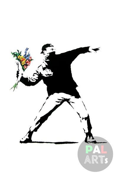 Banksy Flowers I