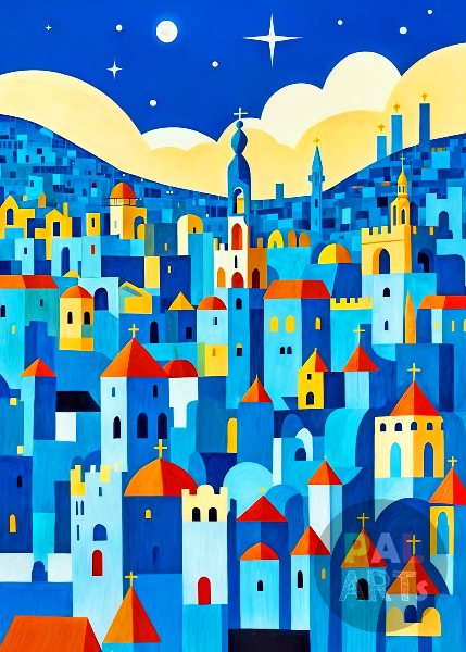 Bethlehem Cityscape I