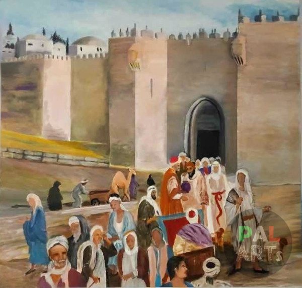 Al Amoud Gate in Jerusalem