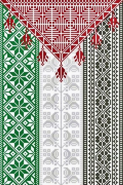 Embroidery Design Flag I