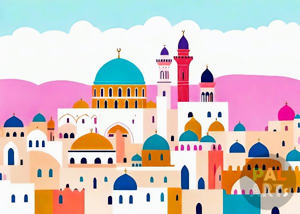Colorful Jerusalem City III