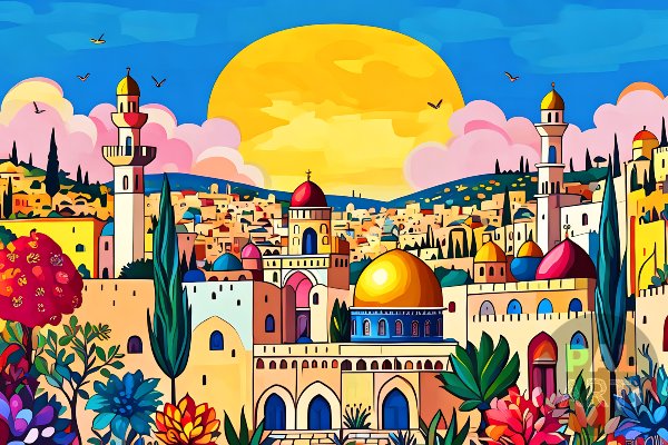 Colorful Jerusalem City V