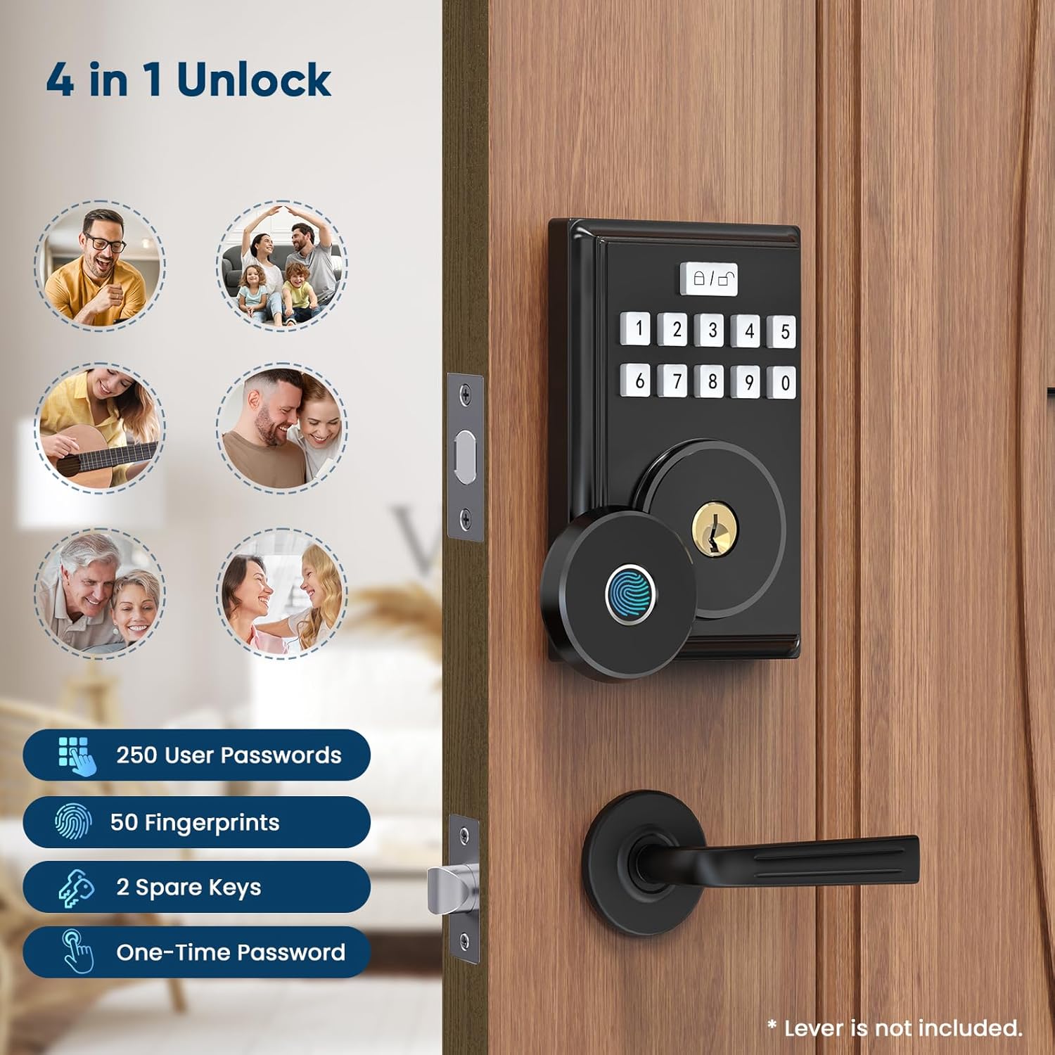 Deadbolt Lock with Electronic Keypad