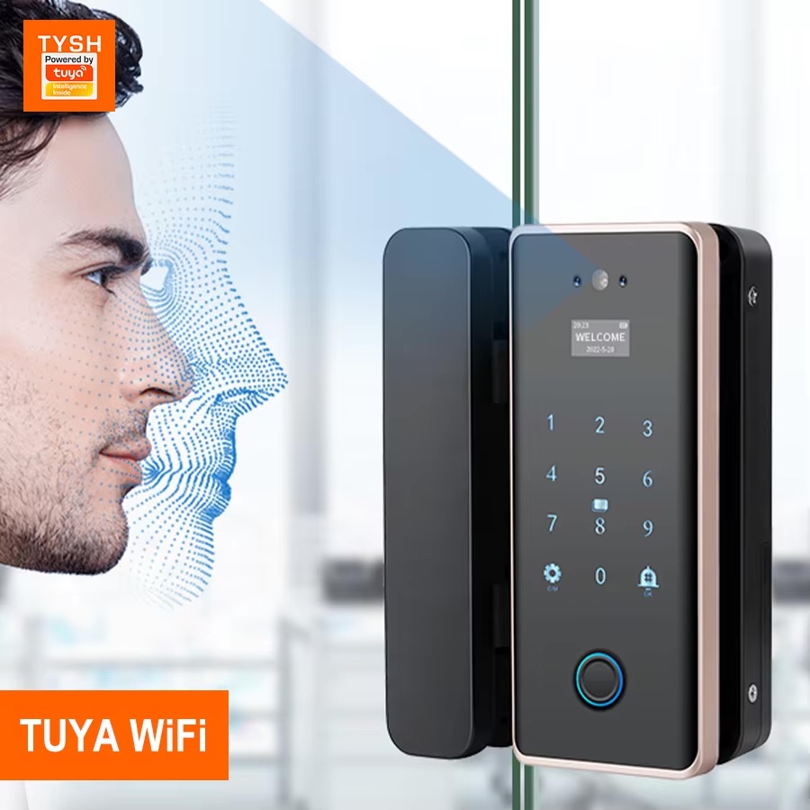 Smart Digital Glass Lock with Face ID